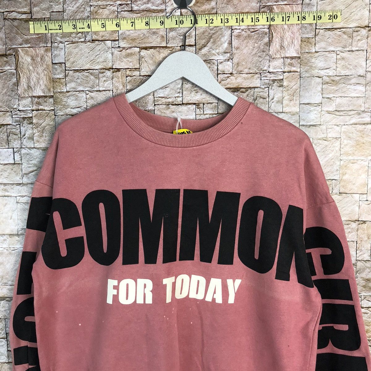 Japanese Brand Not Common Girl today Bershka Pink Sweatshirt #A305 Size S / US 4 / IT 40 - 5 Thumbnail
