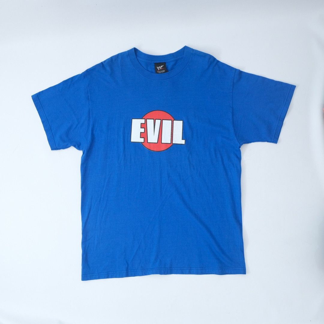 WWF 2000s kaientai EVIL Indeed! WWF TV Sow tee Size US XXL / EU 58 / 5 - 1 Thumbnail