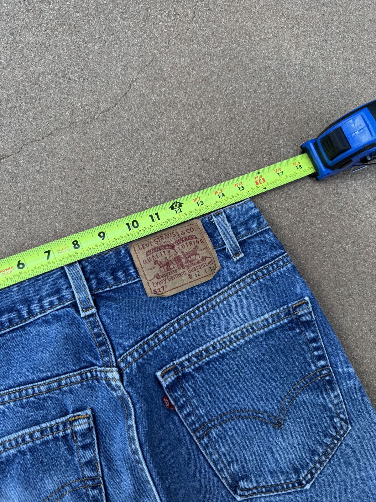 Levi's Vtg 90’s Levi’s 517 Red Tab Bootcut Flare Denim Jeans 30x30 Size US 30 / EU 46 - 9 Thumbnail