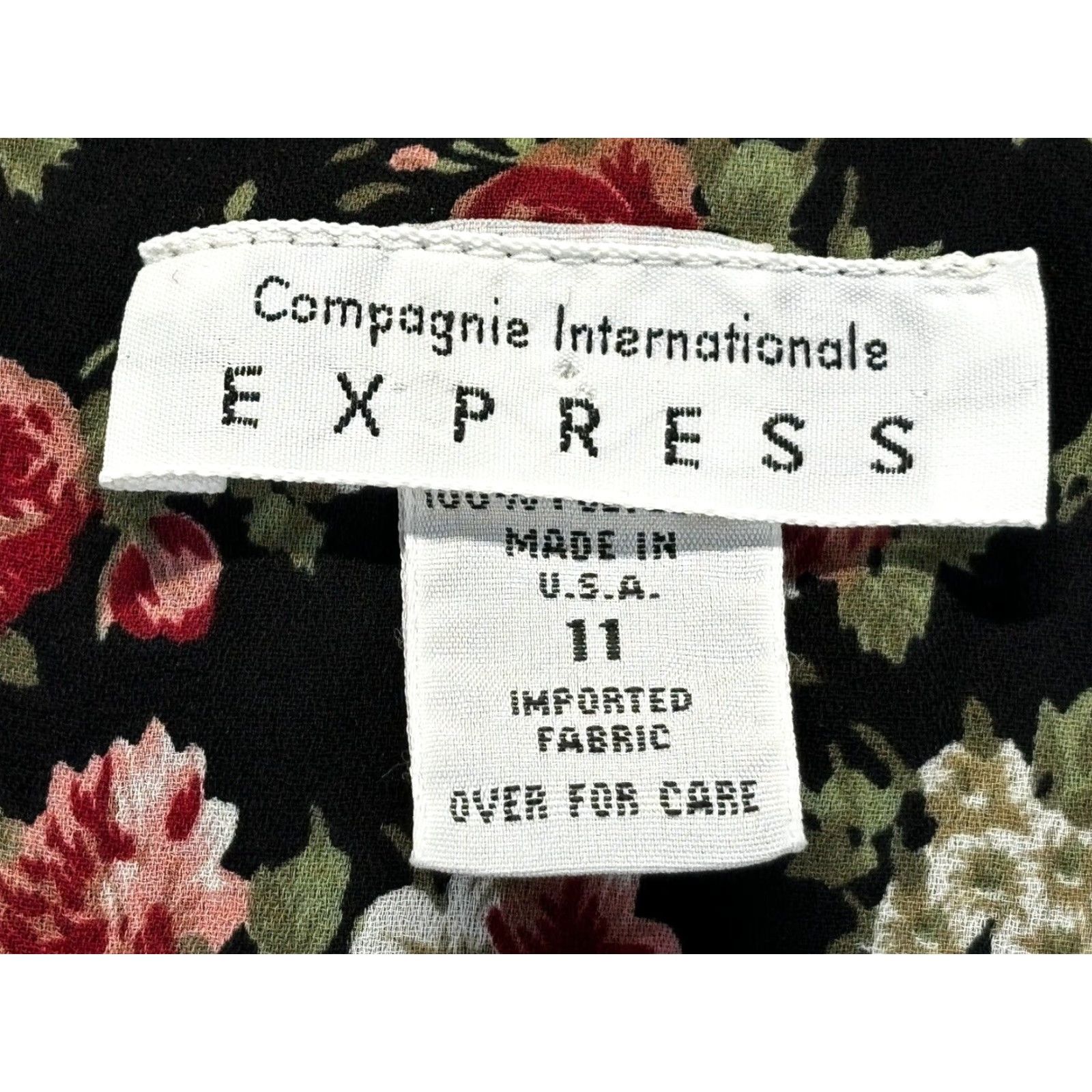 Express Vintage Express Compagnie Internationale Y2K Floral Short Romper 11 Grunge Skate Size 32" / US 10 / IT 46 - 6 Thumbnail