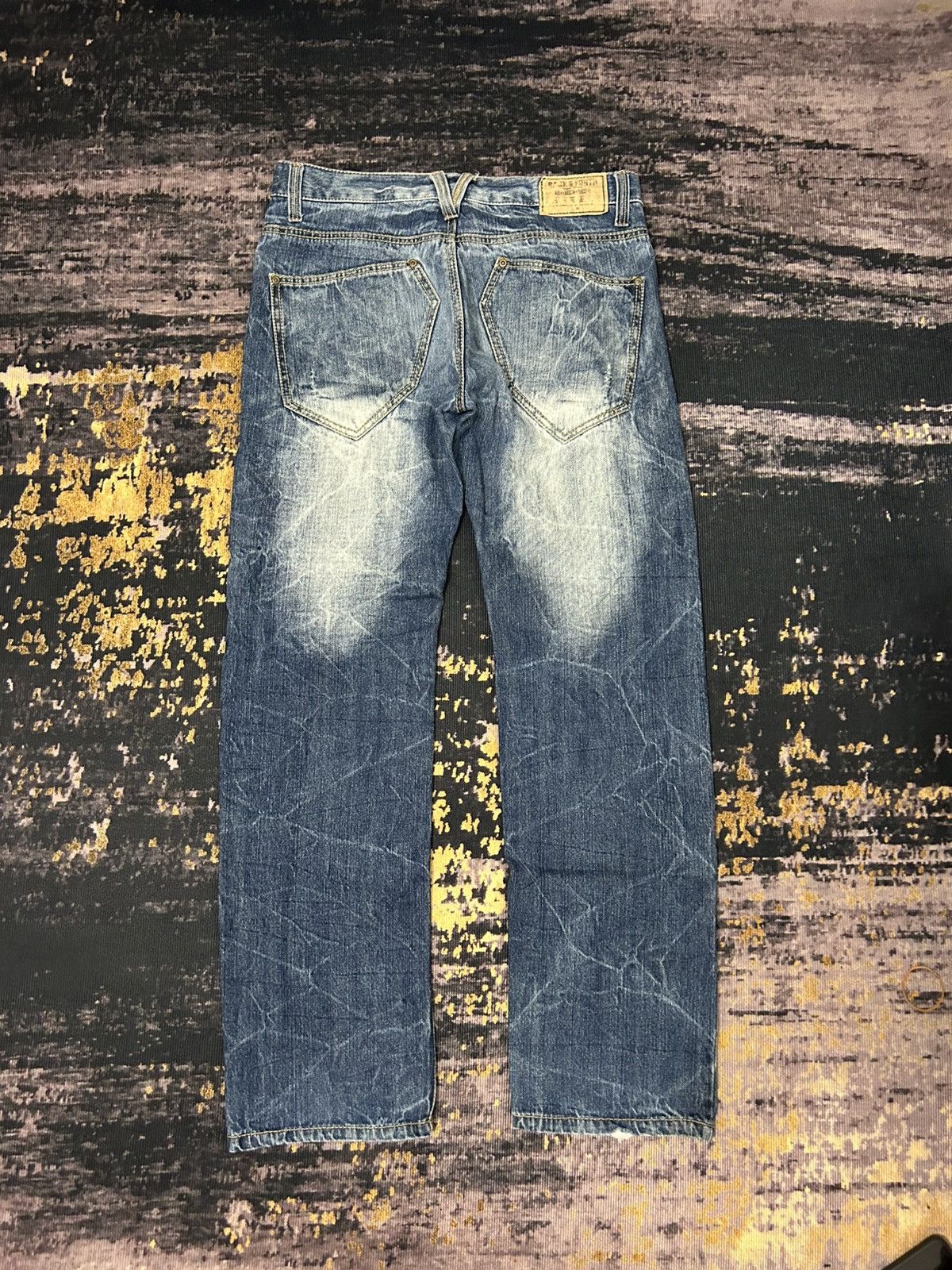 Japanese Brand Vintage Japanese Sorridere Mud Wash Claw Mark Jeans Size US 32 / EU 48 - 4 Thumbnail