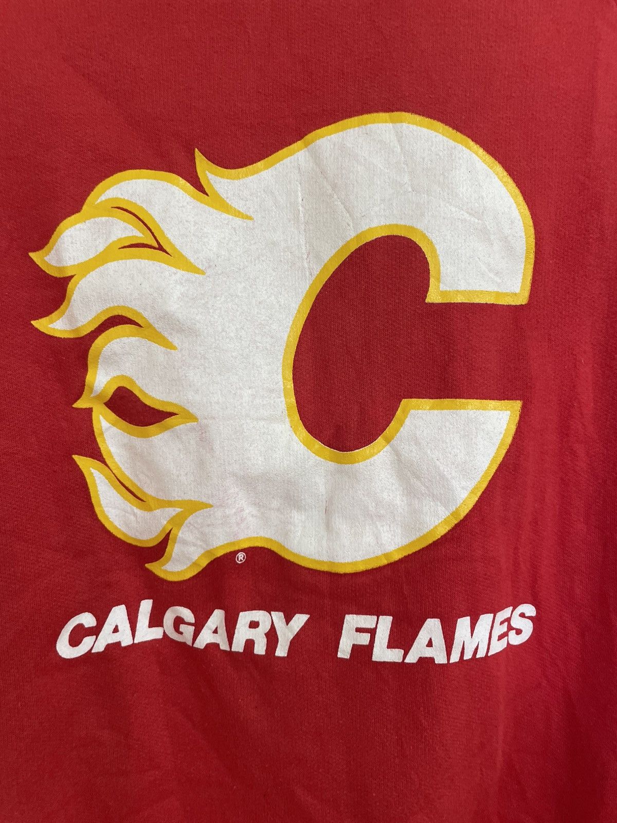 NHL Vintage 80s Calgary Flames NHL sweatshirt Size US M / EU 48-50 / 2 - 4 Thumbnail