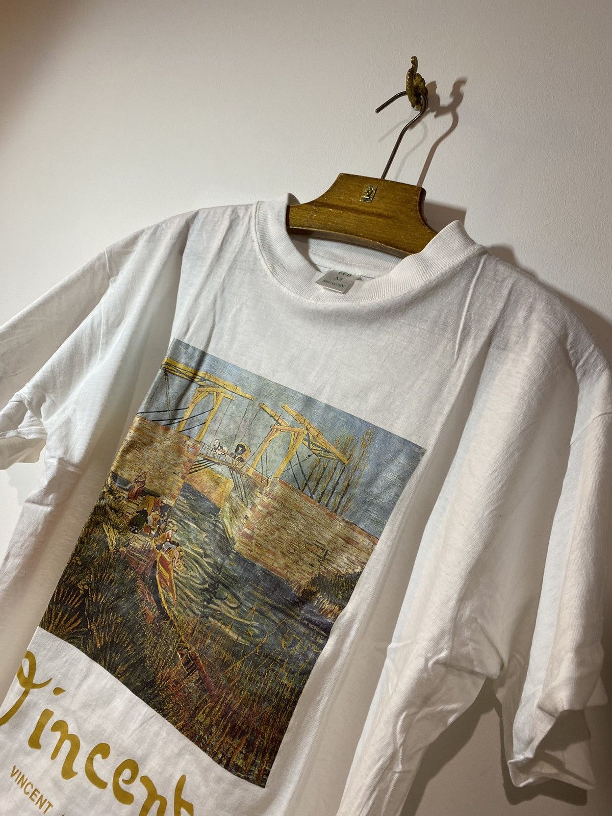 Vintage Vincent Van Gogh art painter vintage 90s shirt Size US XL / EU 56 / 4 - 4 Thumbnail