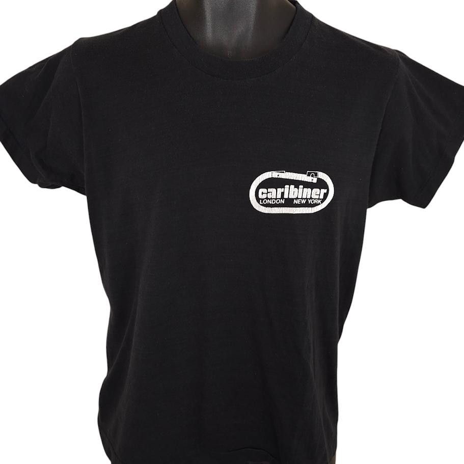 Vintage Vintage Caribiner T Shirt Mens Size Medium Black Mountain Size US M / EU 48-50 / 2 - 2 Thumbnail