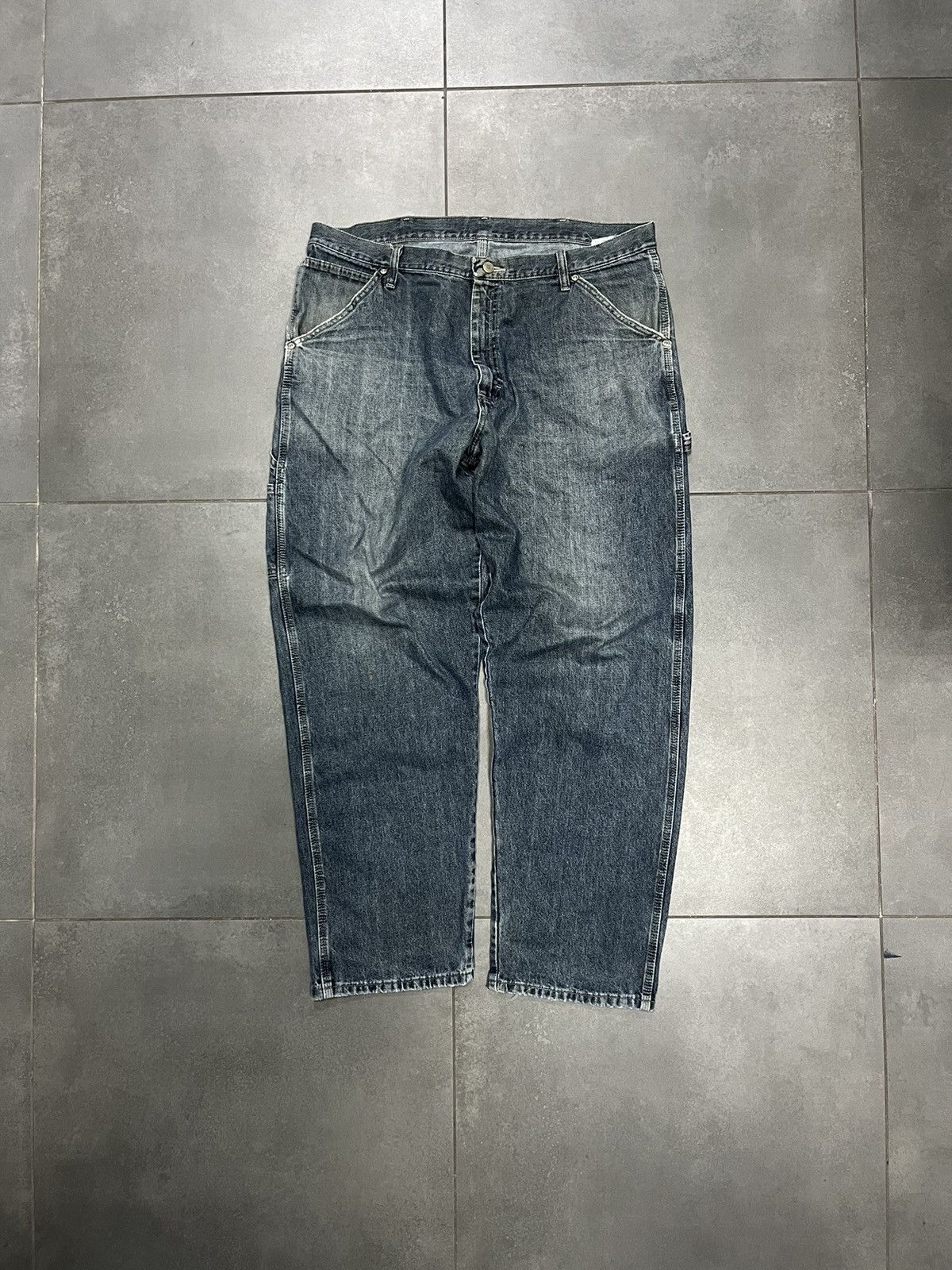 Vintage × Wrangler Vintage Workers Denim Jeans Carpenter Wrangler Size US 38 / EU 54 - 6 Thumbnail