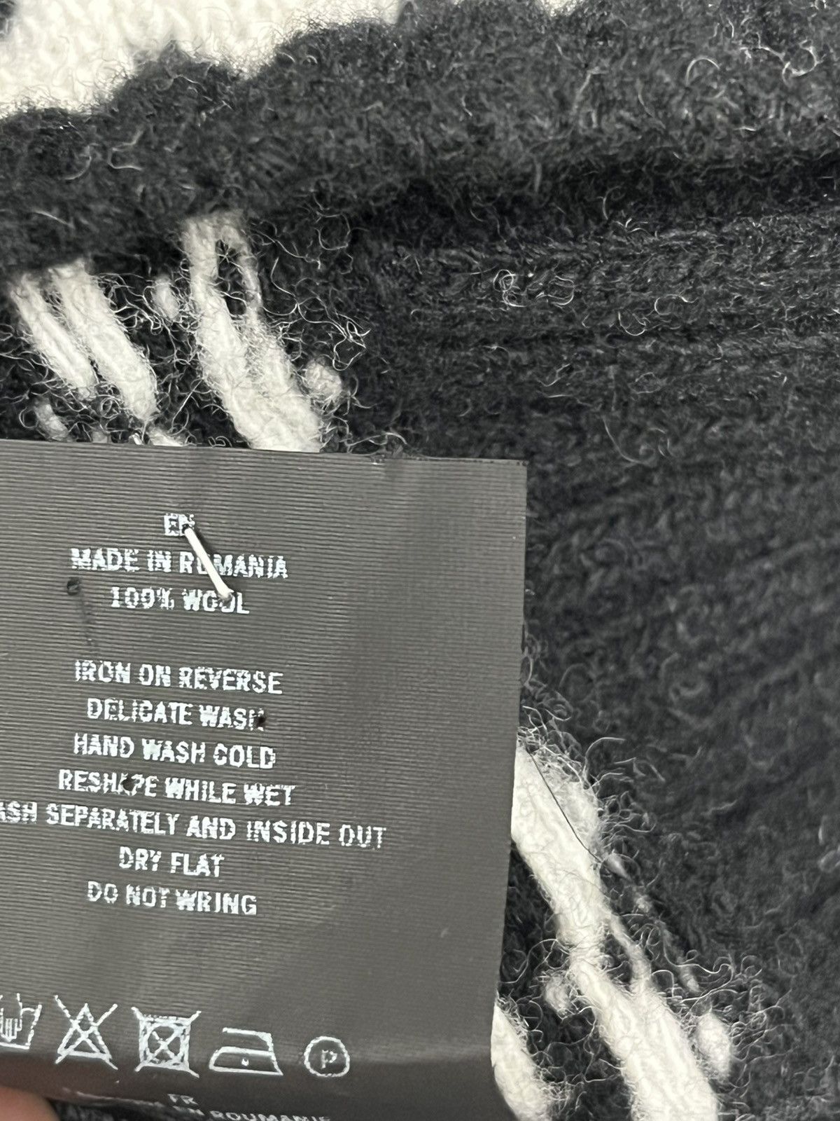 Blk Dnm Sweater 03 Black Jacquard Size Small Size US S / EU 44-46 / 1 - 12 Thumbnail