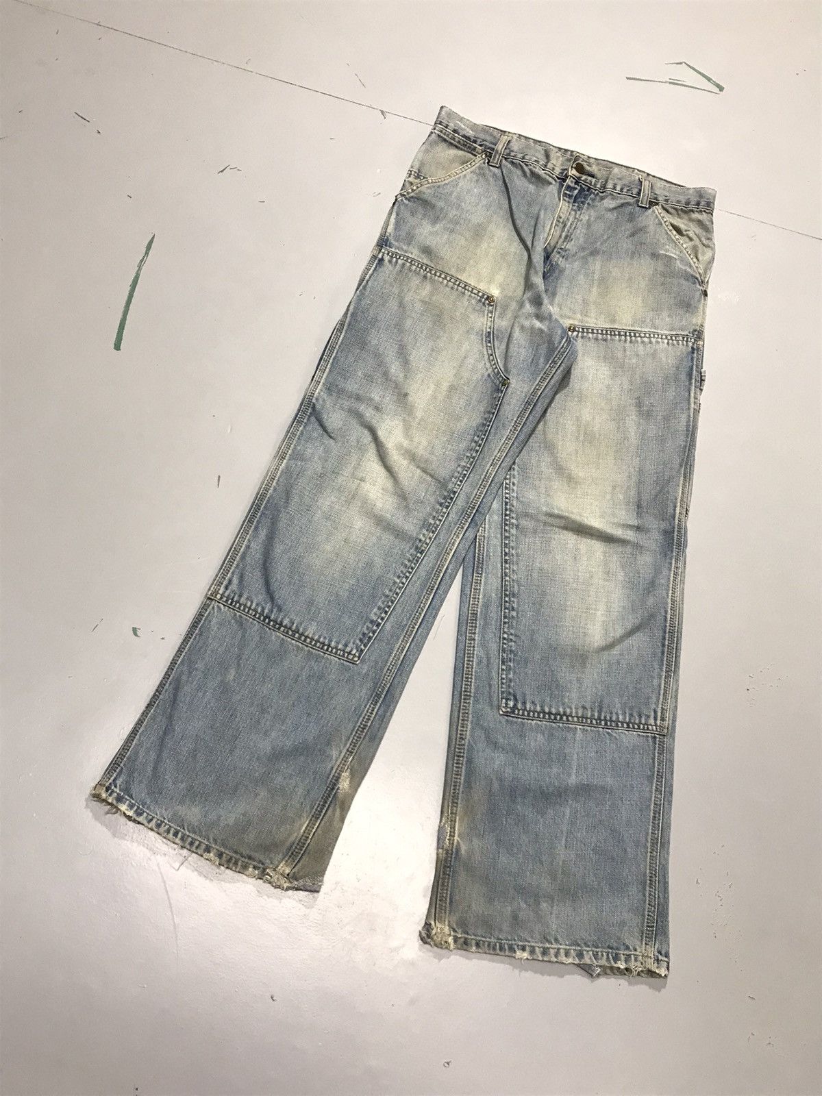 Carhartt Vintage Carhartt repaired double knee workwear denim Size US 34 / EU 50 - 3 Thumbnail