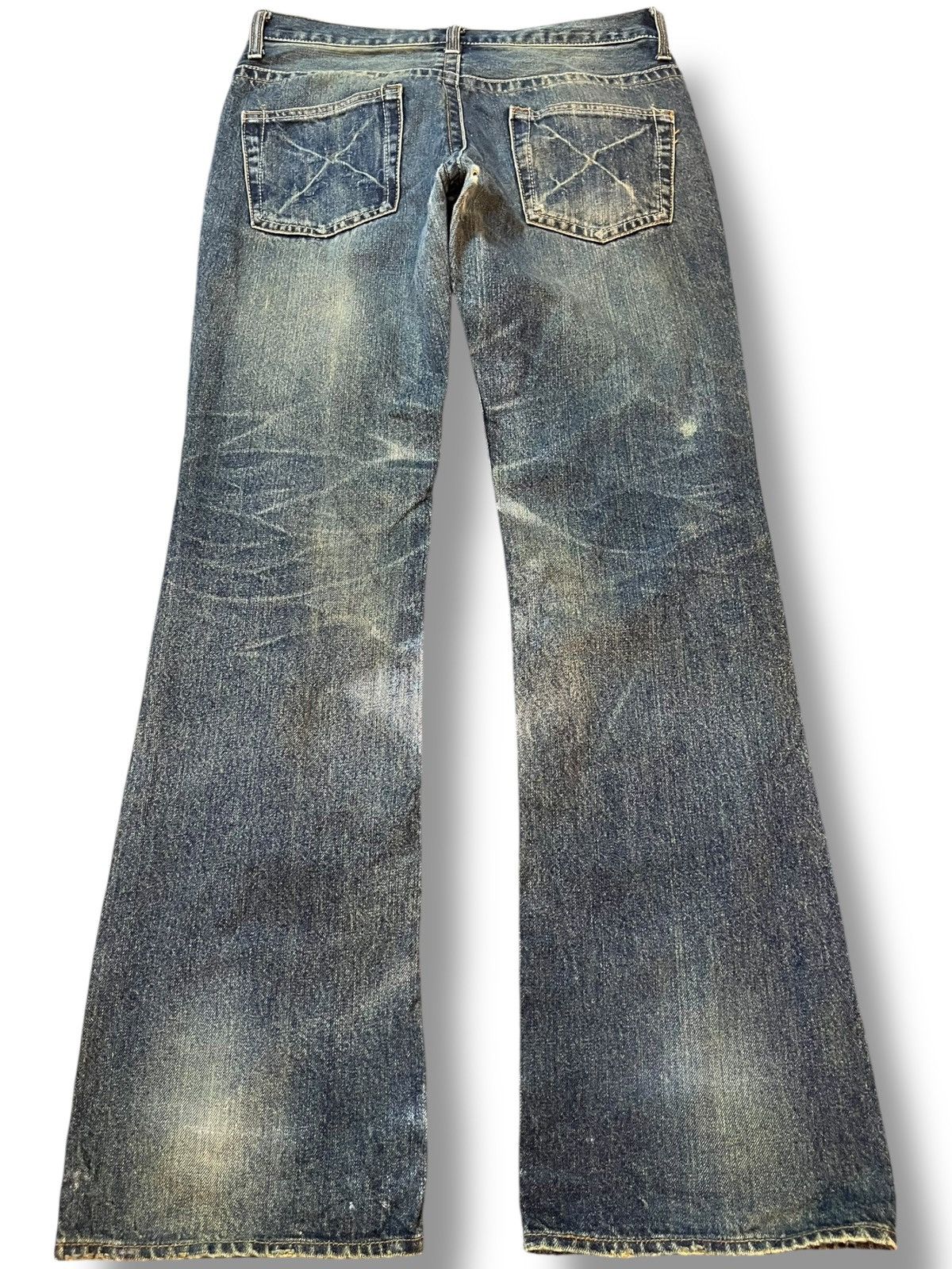 Hysteric Glamour Vintage Root Three Flare Mudwash Honeycomb Denim Size US 32 / EU 48 - 5 Thumbnail