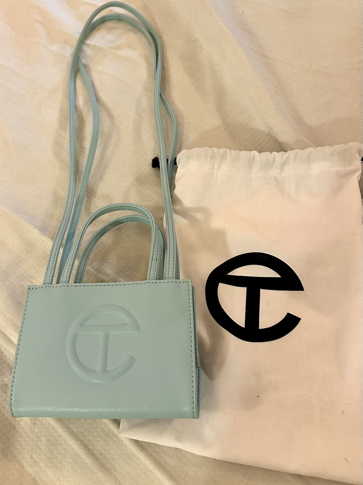 Telfar Telfar - “Small Shopping Bag” in Pool Blue w/ Dust Bag Size ONE SIZE - 2 Thumbnail