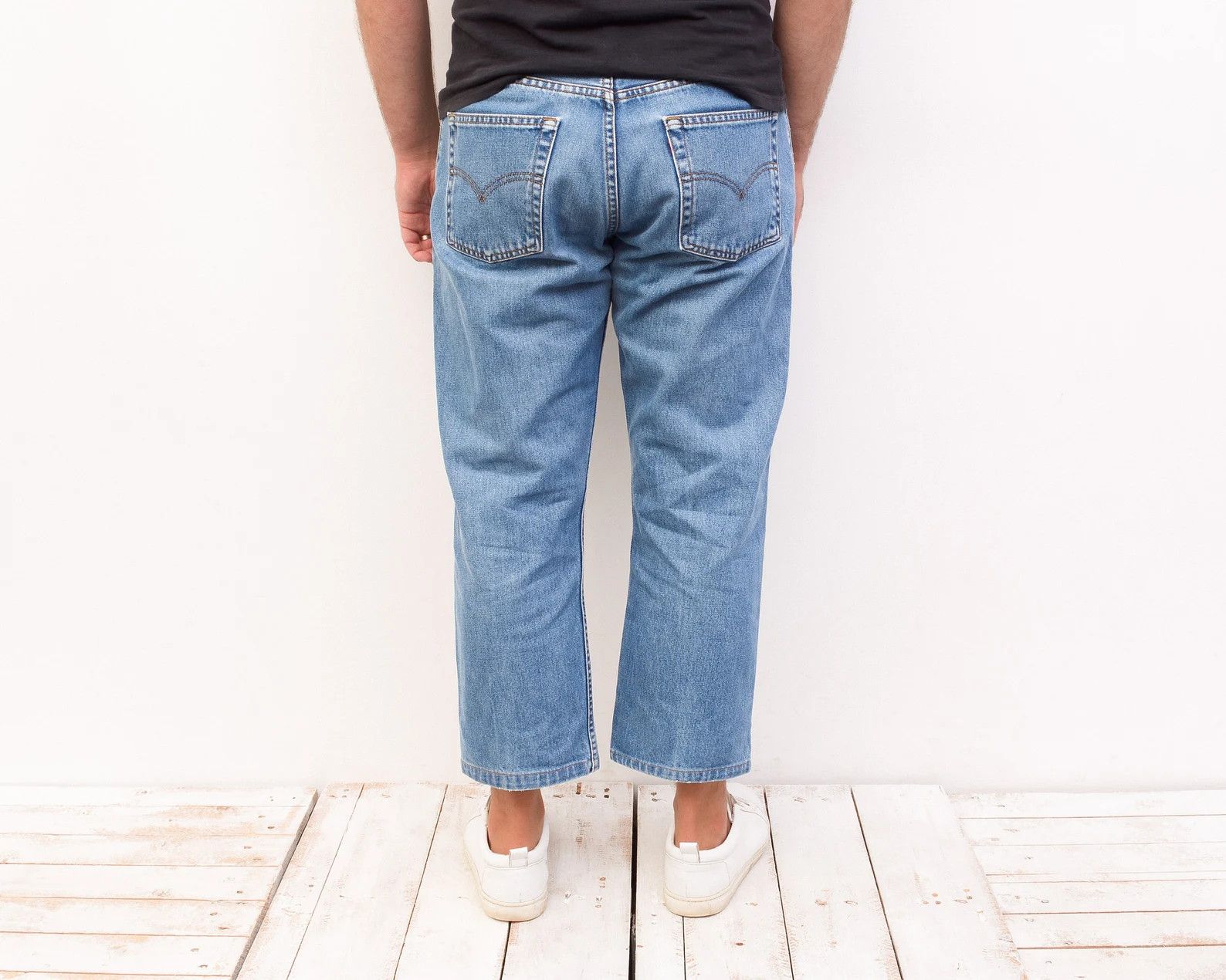 Levi's 521 Vintage Men's W36 L28 Jeans Denim Pants Straight Size US 36 / EU 52 - 7 Thumbnail