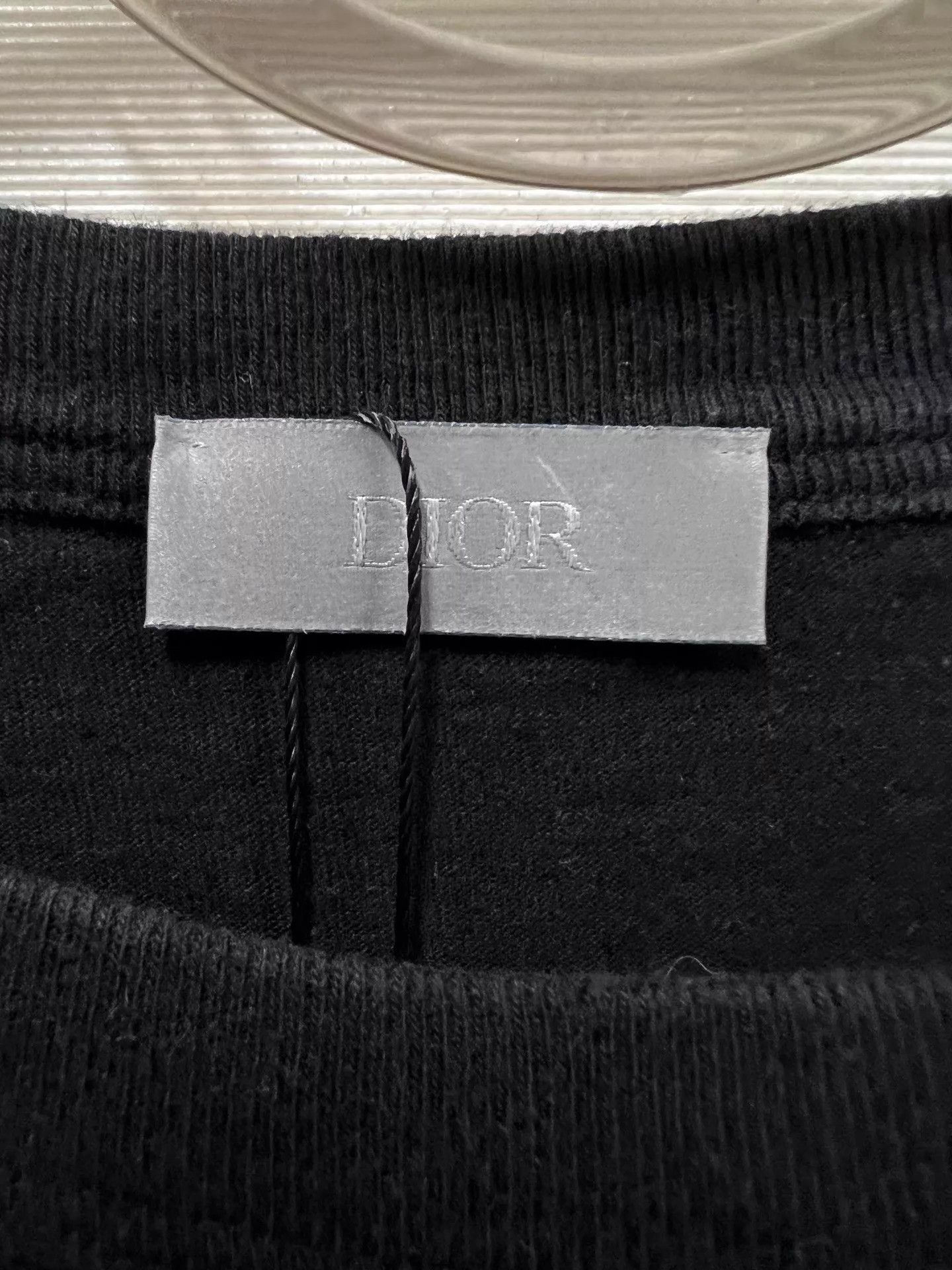 Dior Dior By Erl Silver Thread Embroidered Logo SS Tee S 99 Size US S / EU 44-46 / 1 - 4 Thumbnail