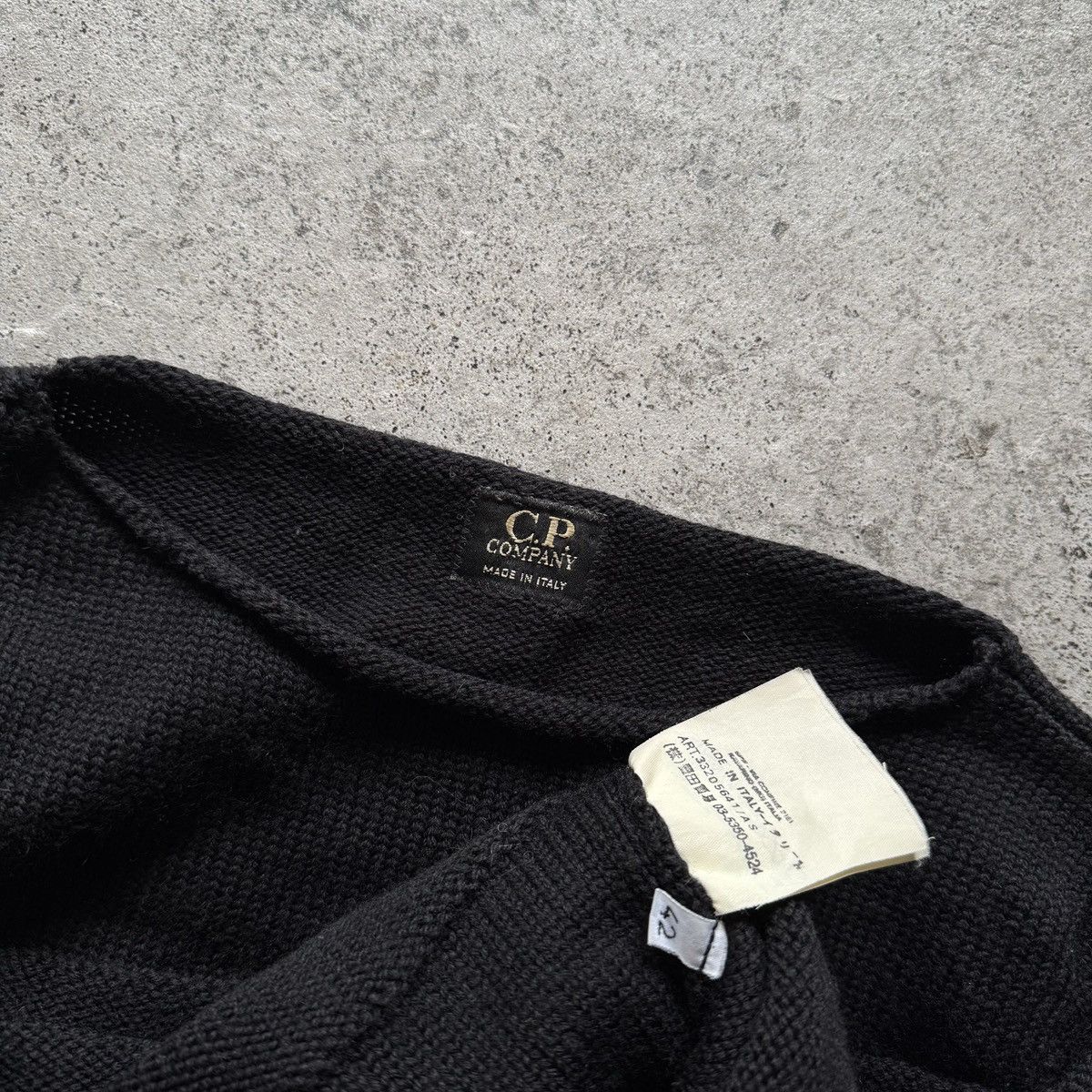 C.P. Company C.P. Company Womens Black 100% Wool Knit Crew Neck Sweater Size S / US 4 / IT 40 - 6 Thumbnail