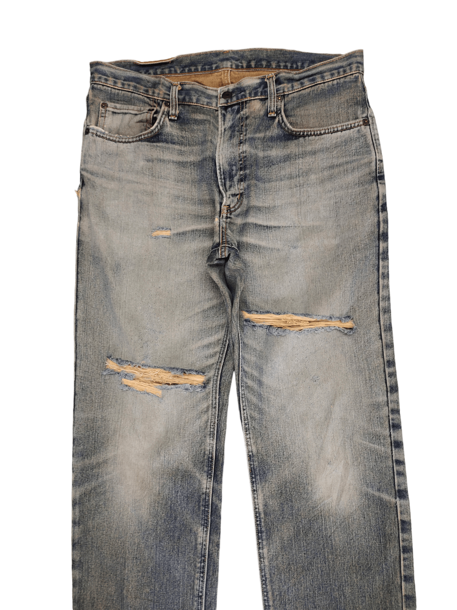 Kapital Vintage Japanese Edwin Distress Denim Jeans Kapital Style Size US 35 - 2 Thumbnail