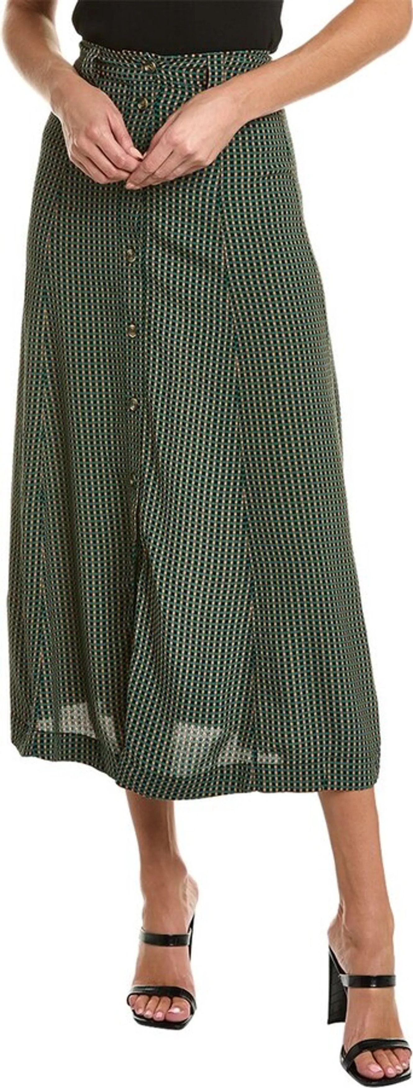 Ganni Ganni Gingham Skirt Size 27" / US 4 / IT 40 - 1 Thumbnail