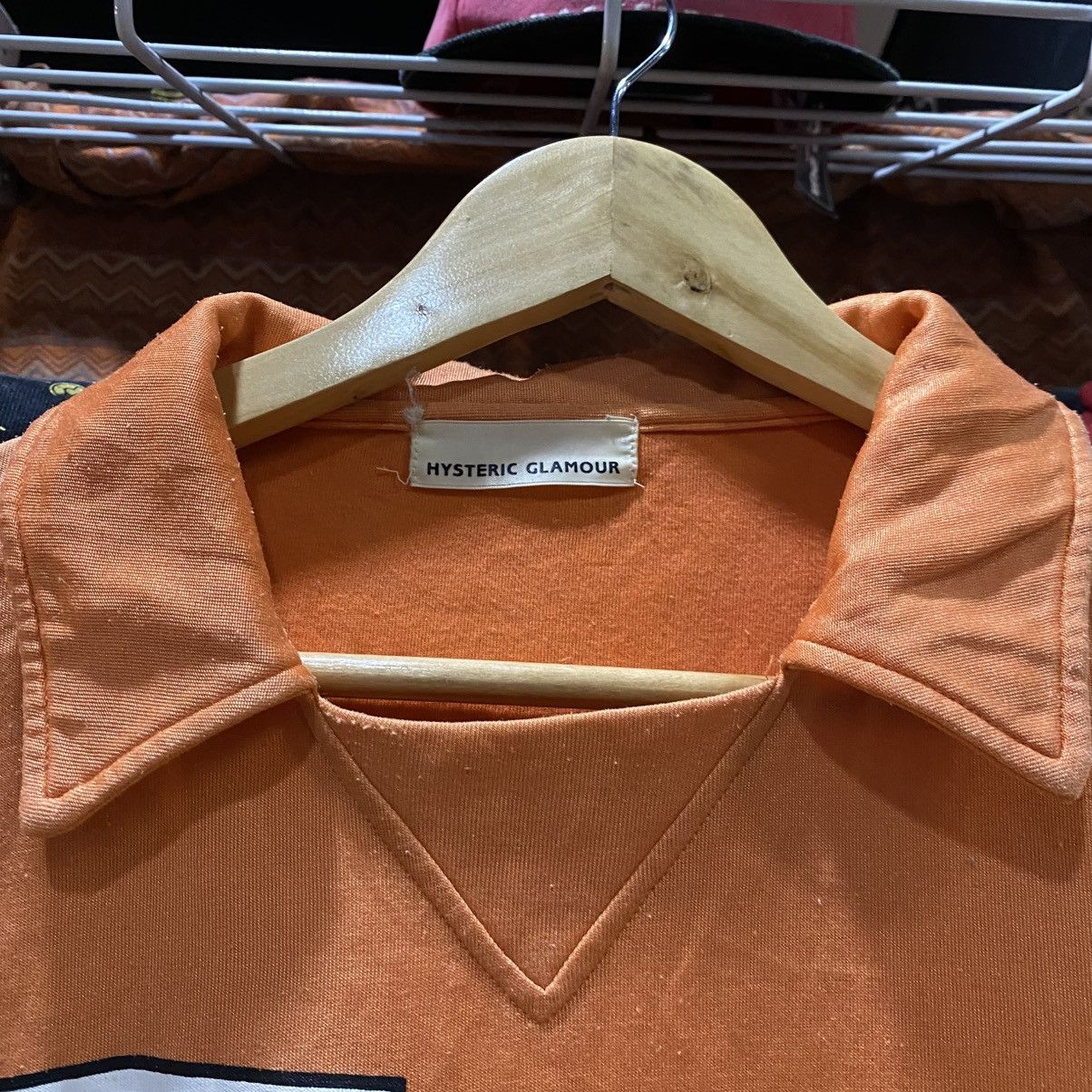 Hysteric Glamour 80’s Hysteric “Bombed Out” Sports Jersey Polo Size US M / EU 48-50 / 2 - 8 Thumbnail