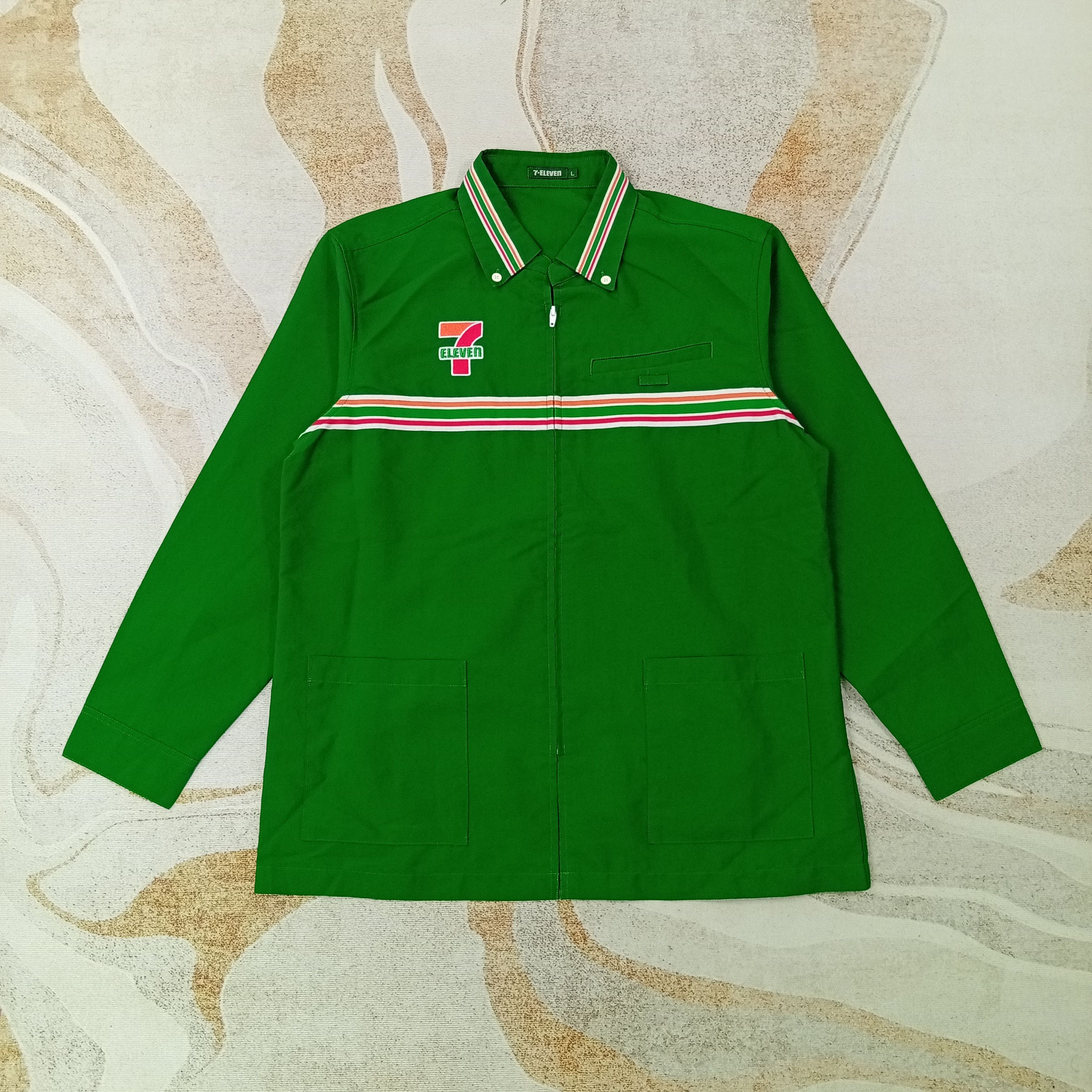 Japanese Brand 7 Eleven Japanese Workwear Jacket C259N43 Size US M / EU 48-50 / 2 - 1 Thumbnail