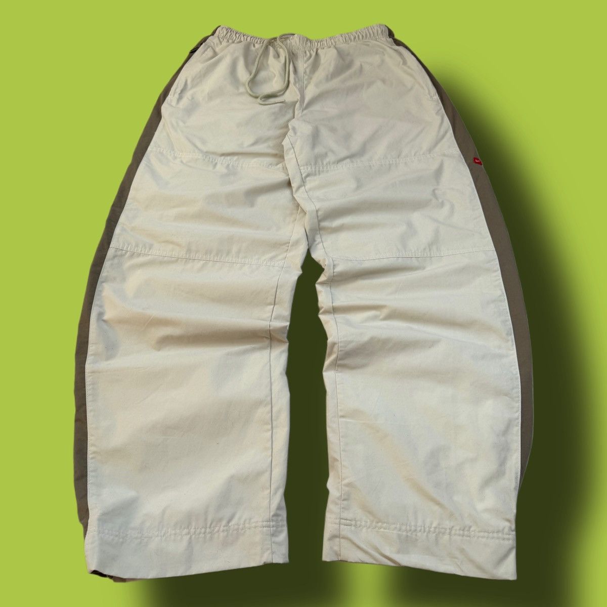 Nike × Vintage NIKE VINTAGE BASIC LOGO OVERSIZE BAGGY PANTS Size US 34 / EU 50 - 1 Thumbnail