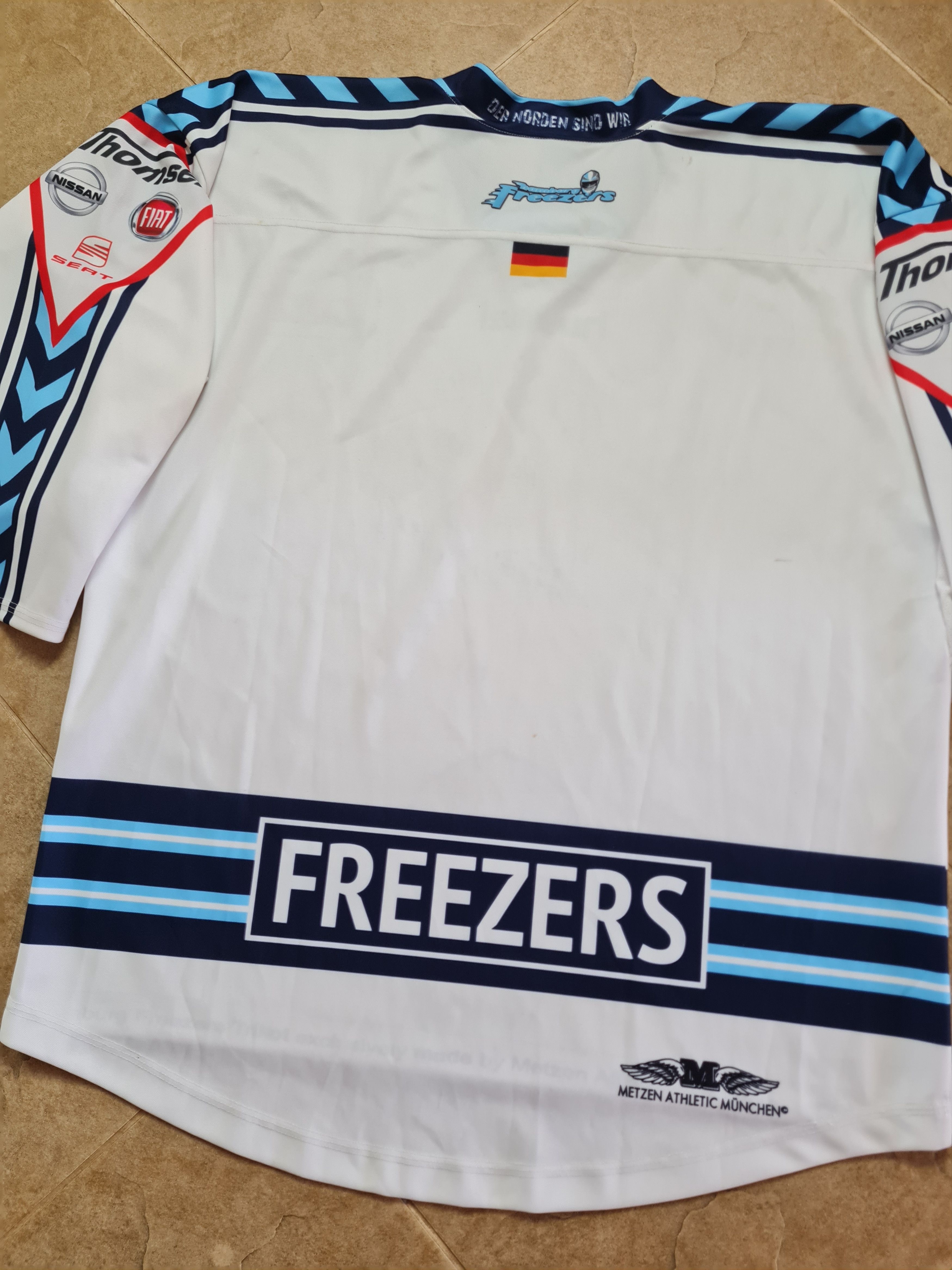 Other HAMBURG FREEZERS Humeel Shirt Maglia Camiseta kit Hockey Size US XXL / EU 58 / 5 - 17 Thumbnail