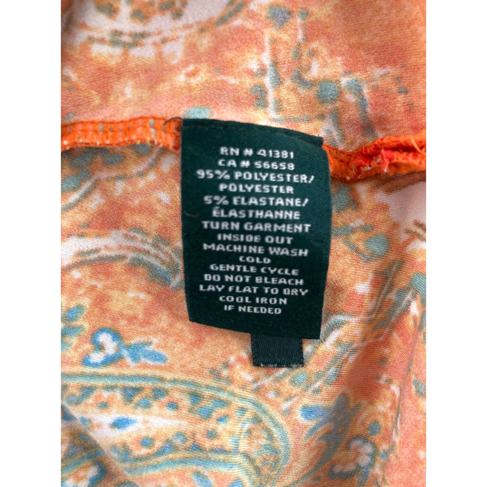 Ralph Lauren Lauren Ralph Lauren Blouse Womens Small Orange Floral Sleeveless Round Neck Pullover Regular Hawaiian Flower Womens Size M / US 6-8 / IT 42-44 - 4 Thumbnail
