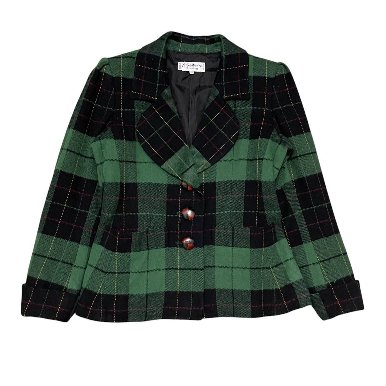 Yves Saint Laurent Vintage YSL Yves Saint Laurent Rive Gauche Wool Jacket Size S / US 4 / IT 40 - 1 Thumbnail