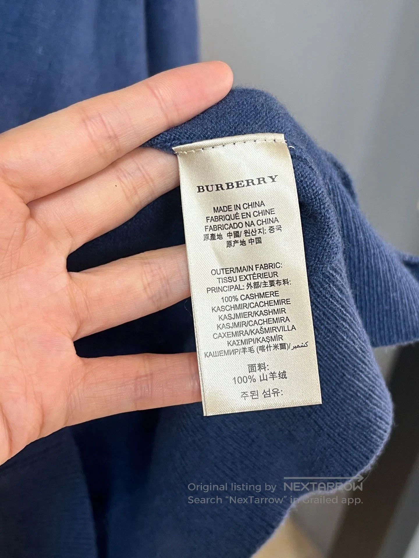 Burberry Burberry Cashmere Knit Sweater. Size US M / EU 48-50 / 2 - 4 Thumbnail