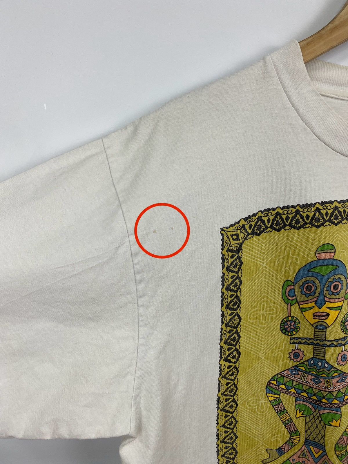 Designer 🇮🇩 Vintage 90s Bali Primitive Design Dance T-Shirt Rare Retro Size US XL / EU 56 / 4 - 10 Thumbnail