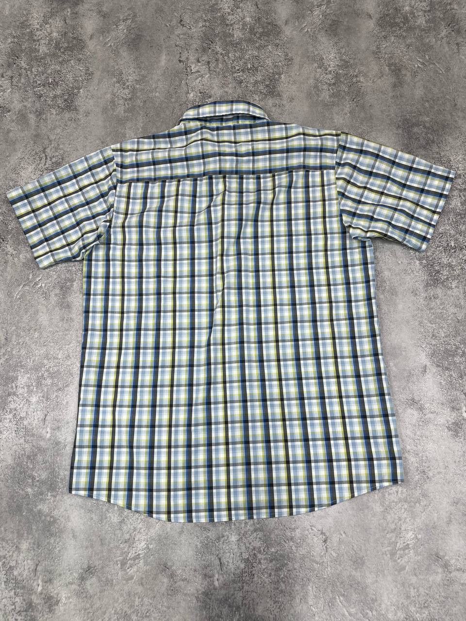 SALEWA Salewa Men Plaid Short Sleeve Shirt Blue GreenOutdoor Hiking Size US M / EU 48-50 / 2 - 6 Thumbnail