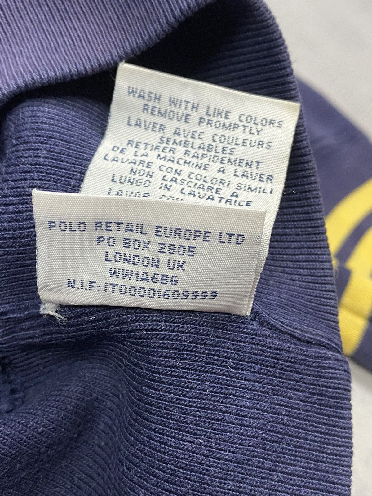 Polo Ralph Lauren Vintage 90s Polo Ralph Lauren Faded Blue Rugby Hoodie Size US L / EU 52-54 / 3 - 14 Thumbnail