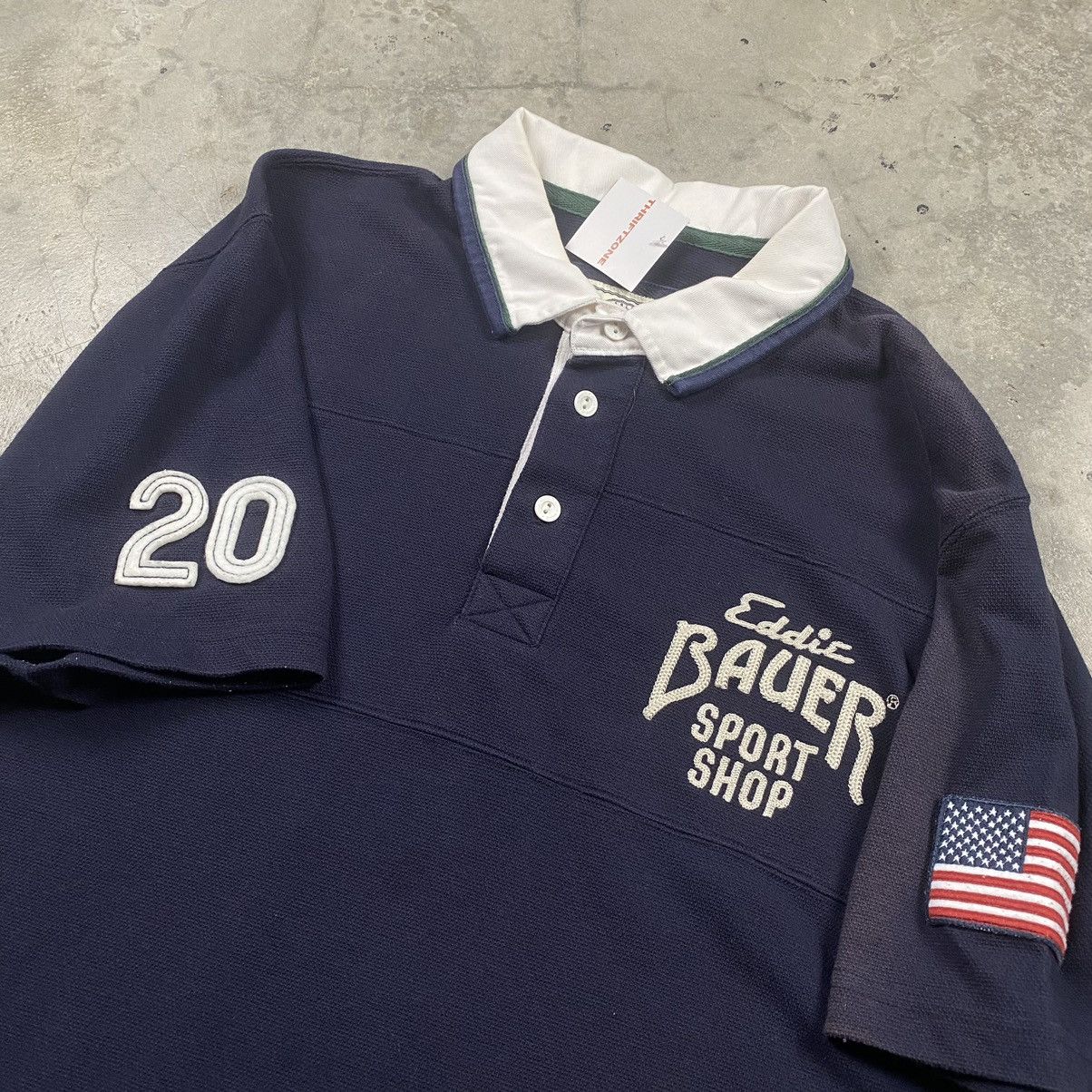 Eddie Bauer × Vintage y2k Eddie Bauer USA Polo Rugby Tee Size US XL / EU 56 / 4 - 5 Thumbnail