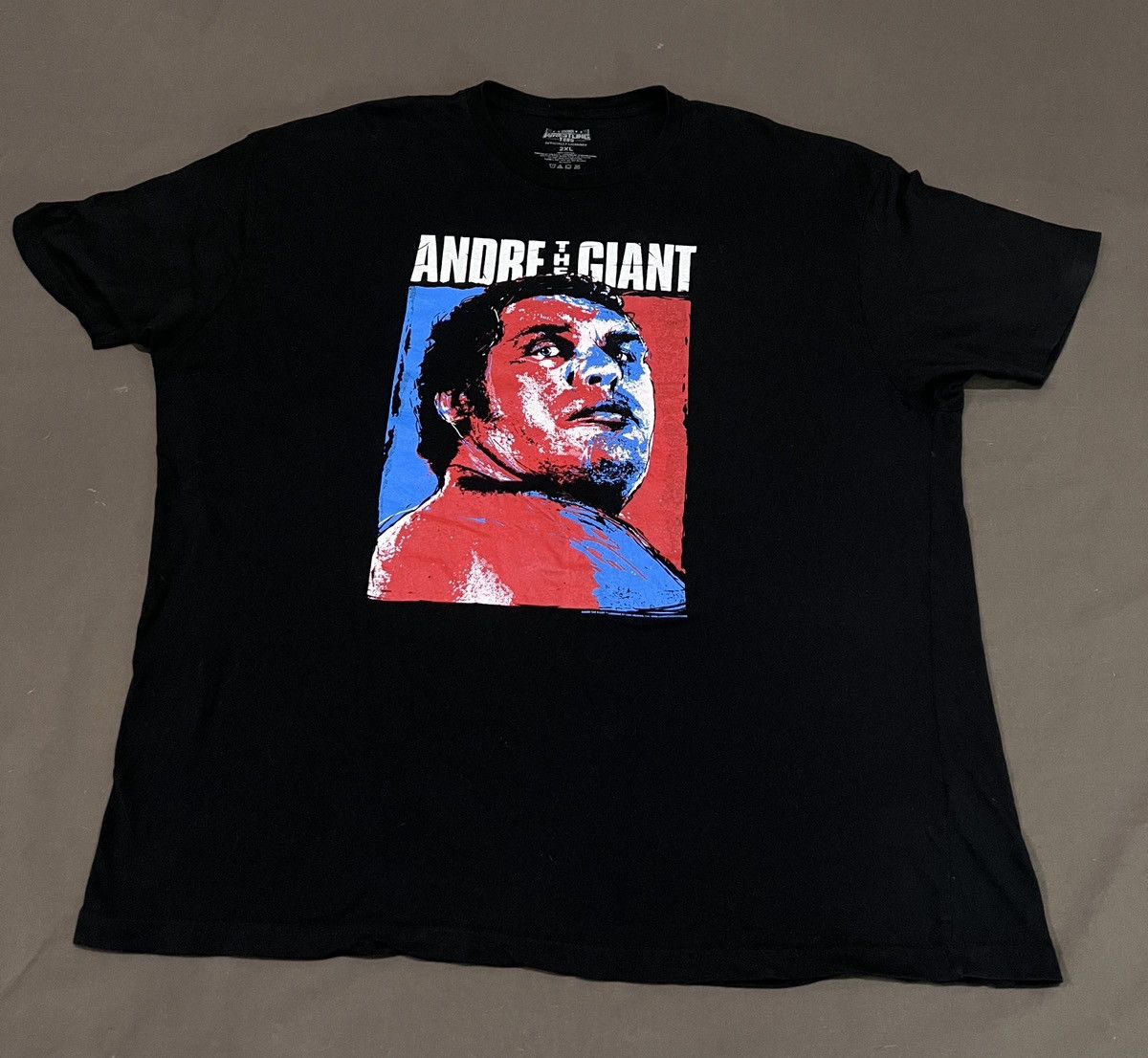 WCW/nWo × WWE Andre The Giant wrestling Promo Tee 2XL Size US XXL / EU 58 / 5 - 2 Thumbnail