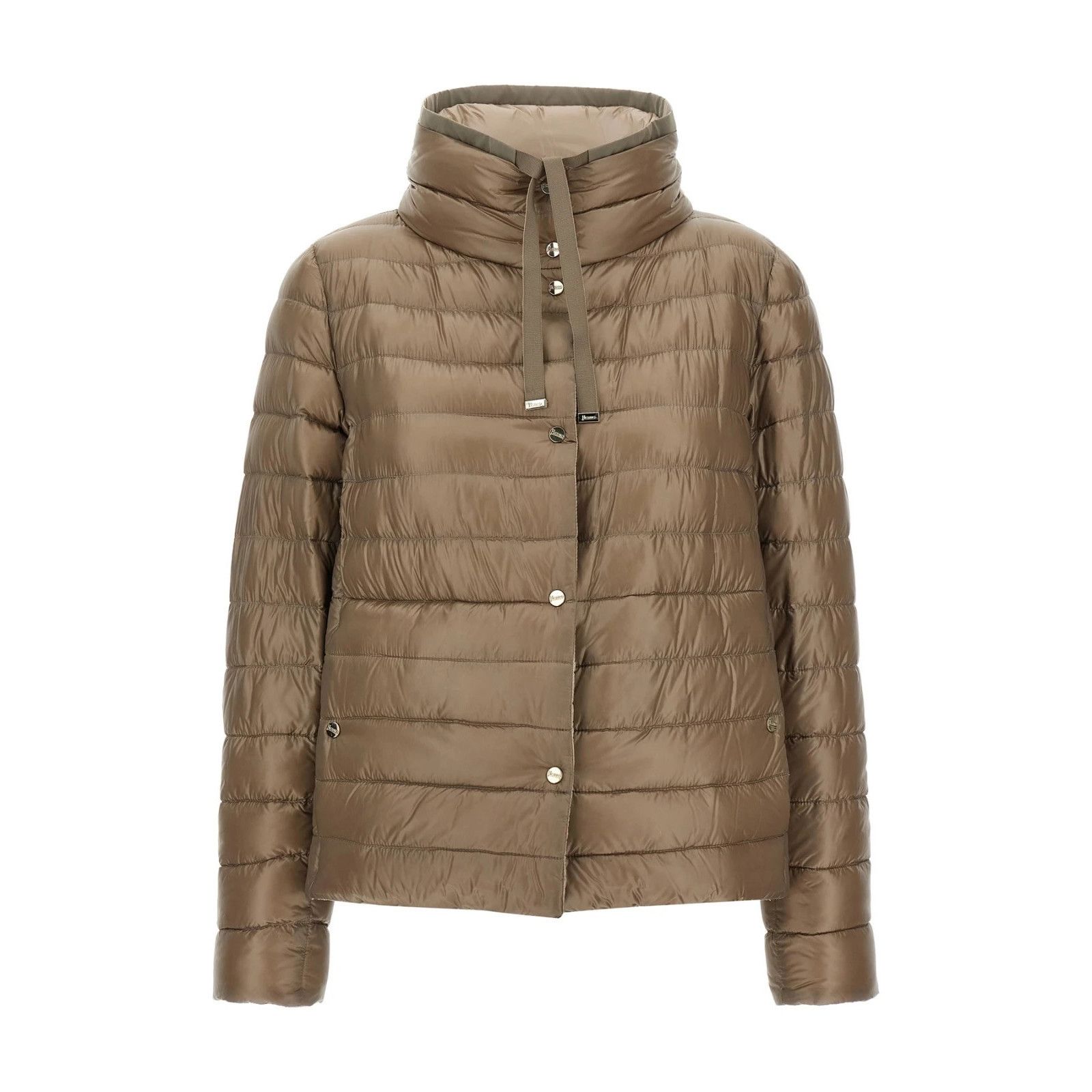 HERNO Reversible Brown Puffer Down Jacket New & Authentic (W