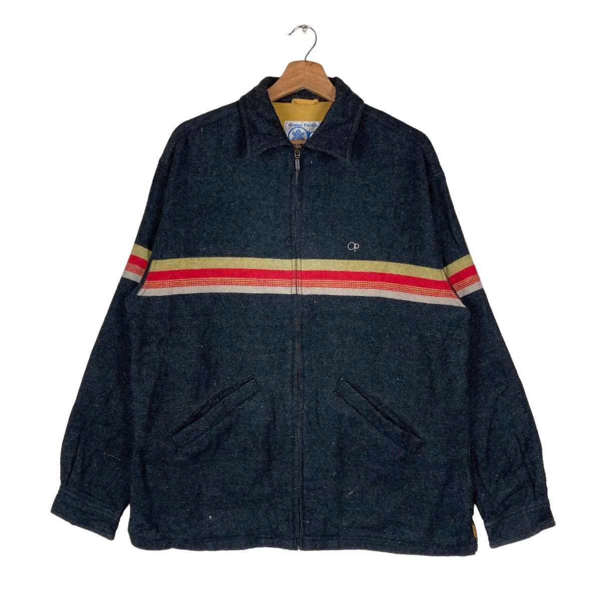 Ocean Pacific Vintage Ocean Pacific Full Zipper Fleece Jacket Size US L / EU 52-54 / 3 - 1 Thumbnail