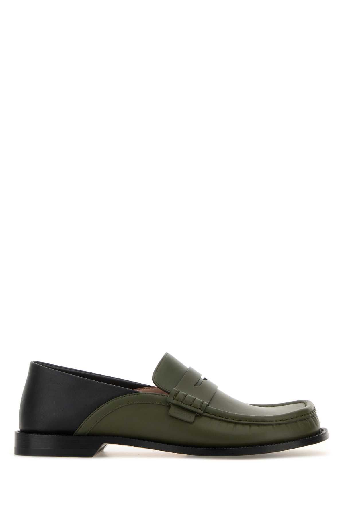 Loewe Two-Tone Leather Campo Flap Loafers Size US 7 / EU 40 - 1 Thumbnail