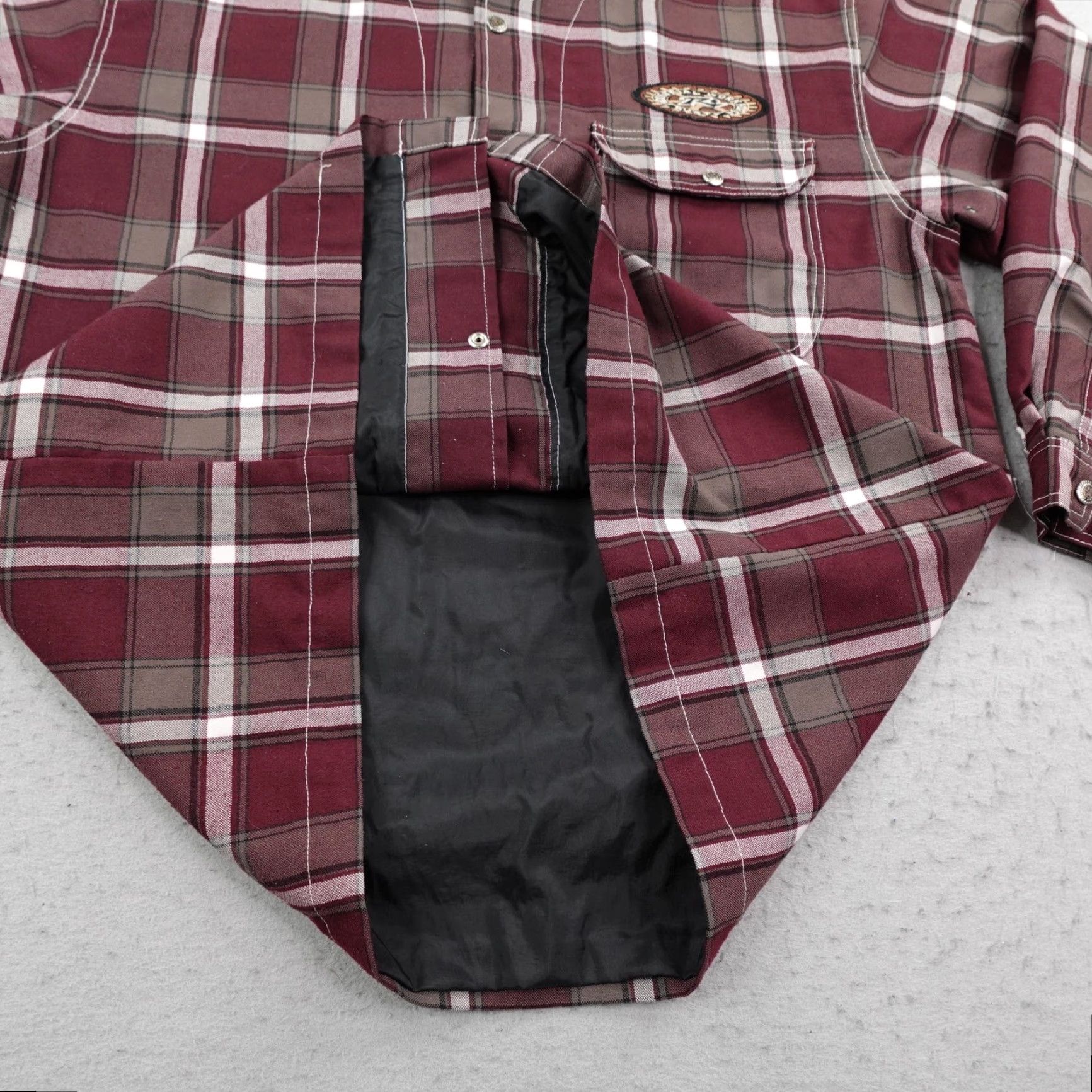 Rusty VINTAGE Rusty Jacket Mens 2XL Red Plaid Lined Snap Up Shacket Skater Overshirt Jacket Size US XXL / EU 58 / 5 - 6 Thumbnail