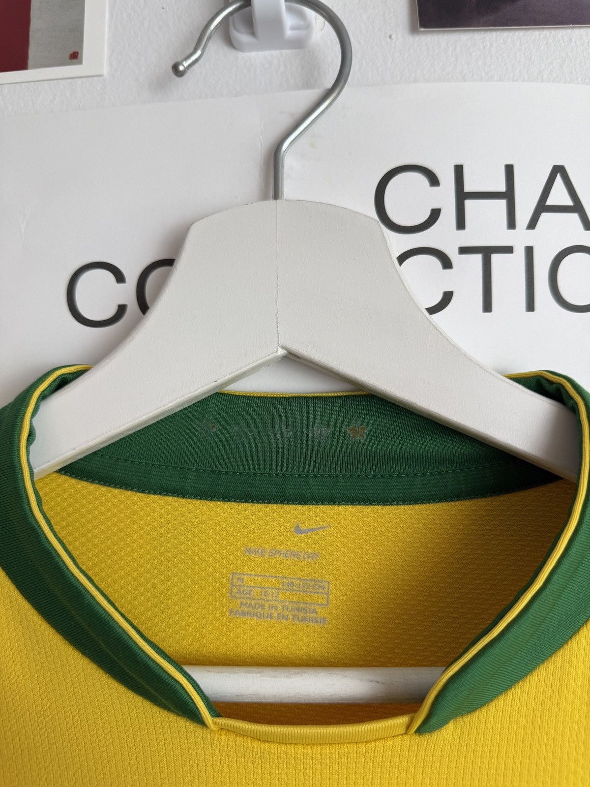 Nike × Vintage Nike Brasil blockcore style jersey t-shirt XXS soccer rare Size US XXS / EU 40 - 5 Thumbnail