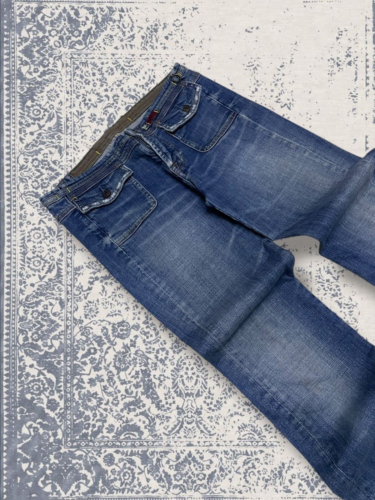 Designer × Japanese Brand × Vintage Vintage 1990s Designer Marithe Francois Girbaud Flared Denim Size US 29 - 7 Thumbnail
