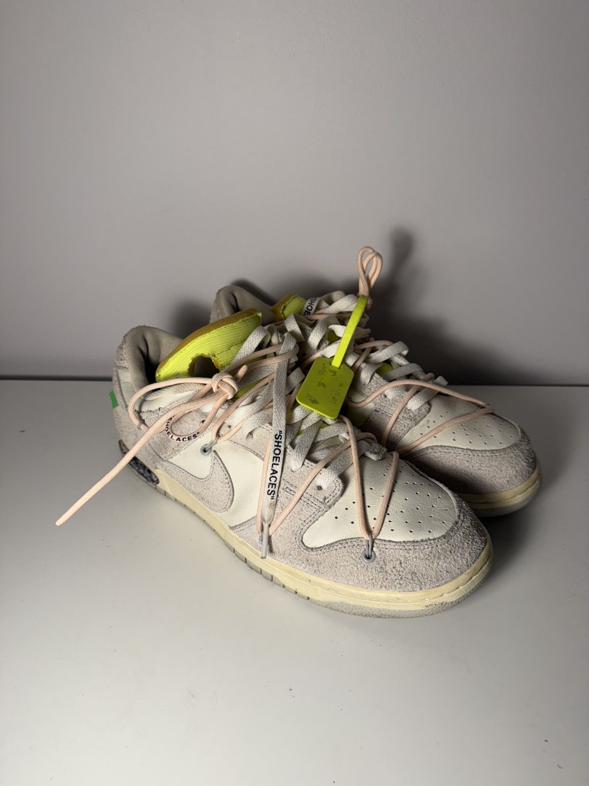 Nike × Off-White Nike Off-White x Dunk Low Lot 12 of 50 Size US 12 / EU 45 - 2 Thumbnail