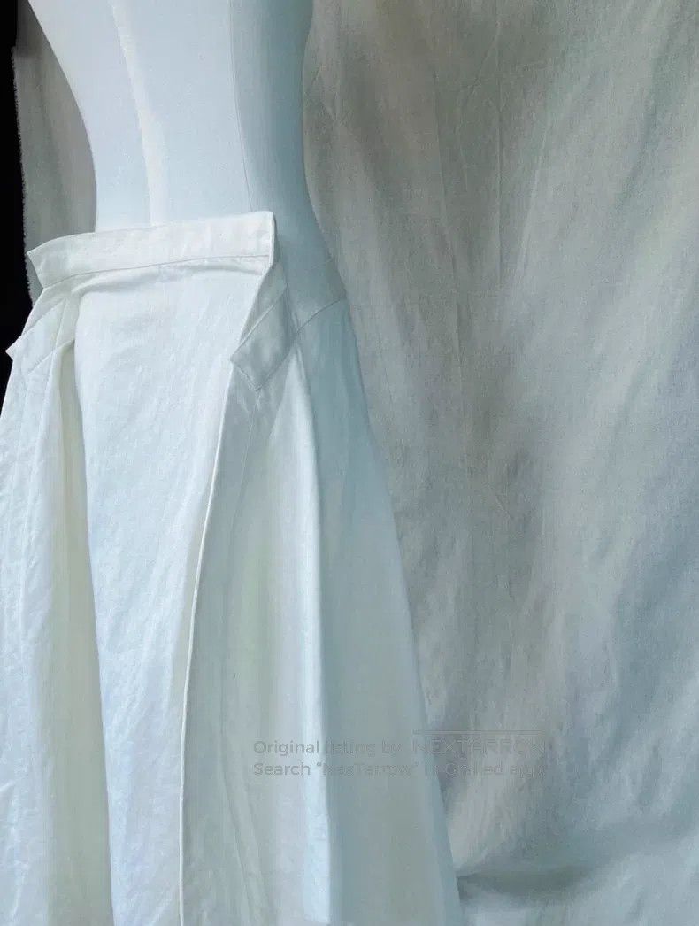 Junya Watanabe Junya Watanabe size XS White Fish Tail Skirt Size 23" - 4 Thumbnail