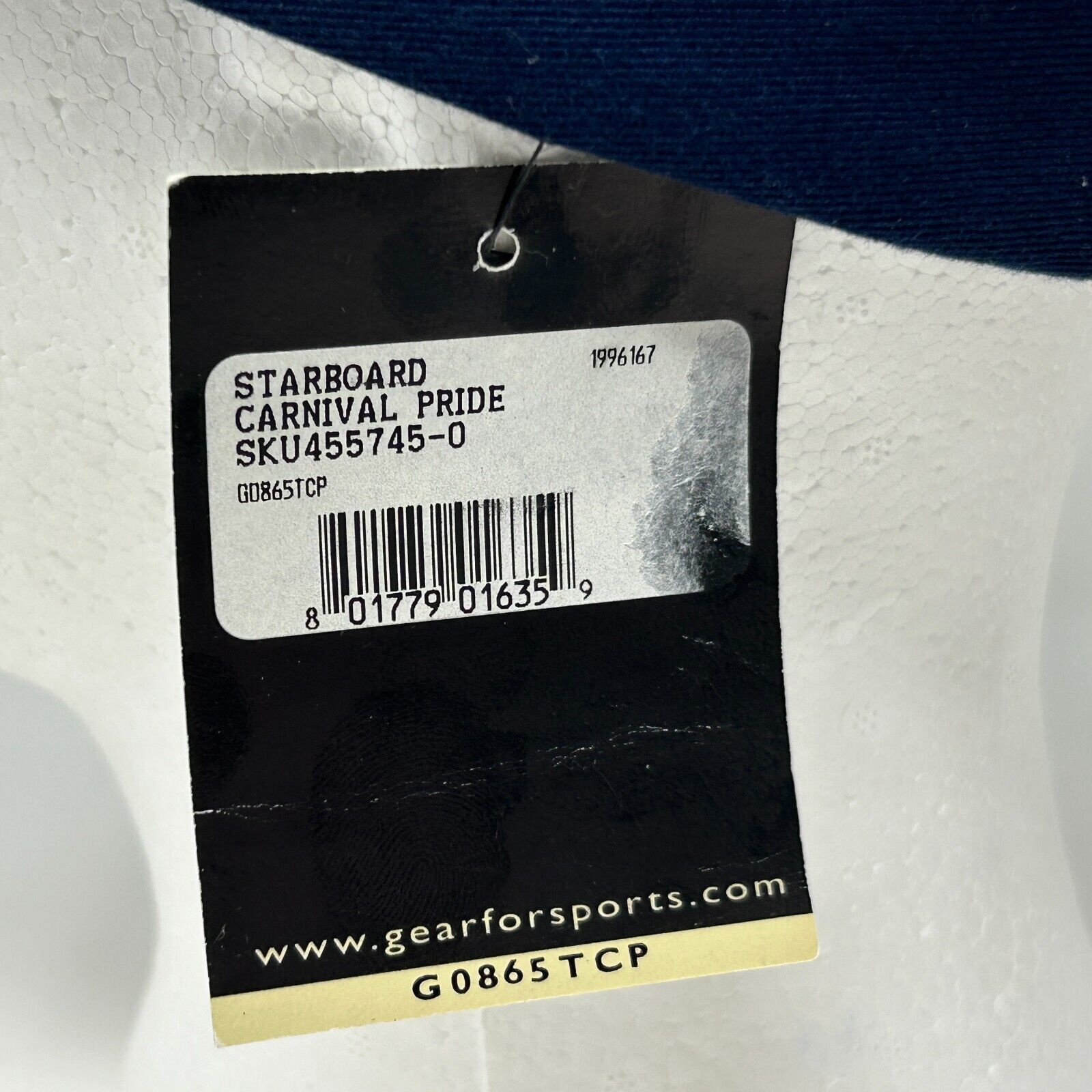 Gear for Sports Carnival Cruise Lines Pride Visor Hat Cap Blue The Fun Ship Size ONE SIZE - 9 Thumbnail