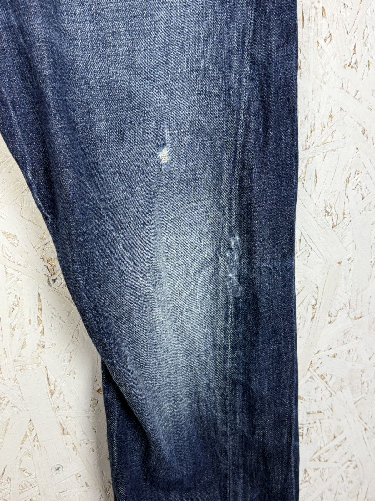 Dsquared2 Vintage Dsquared2 Indigo Distressed Blue Slim Fit Jeans 48 Size US 32 / EU 48 - 5 Thumbnail