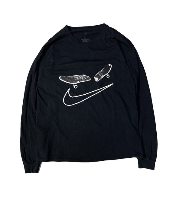 Nike TRAVIS SCOTT X NIKE CACTUS JACK NIKE SB LONG SLEEVE TEE | Grailed