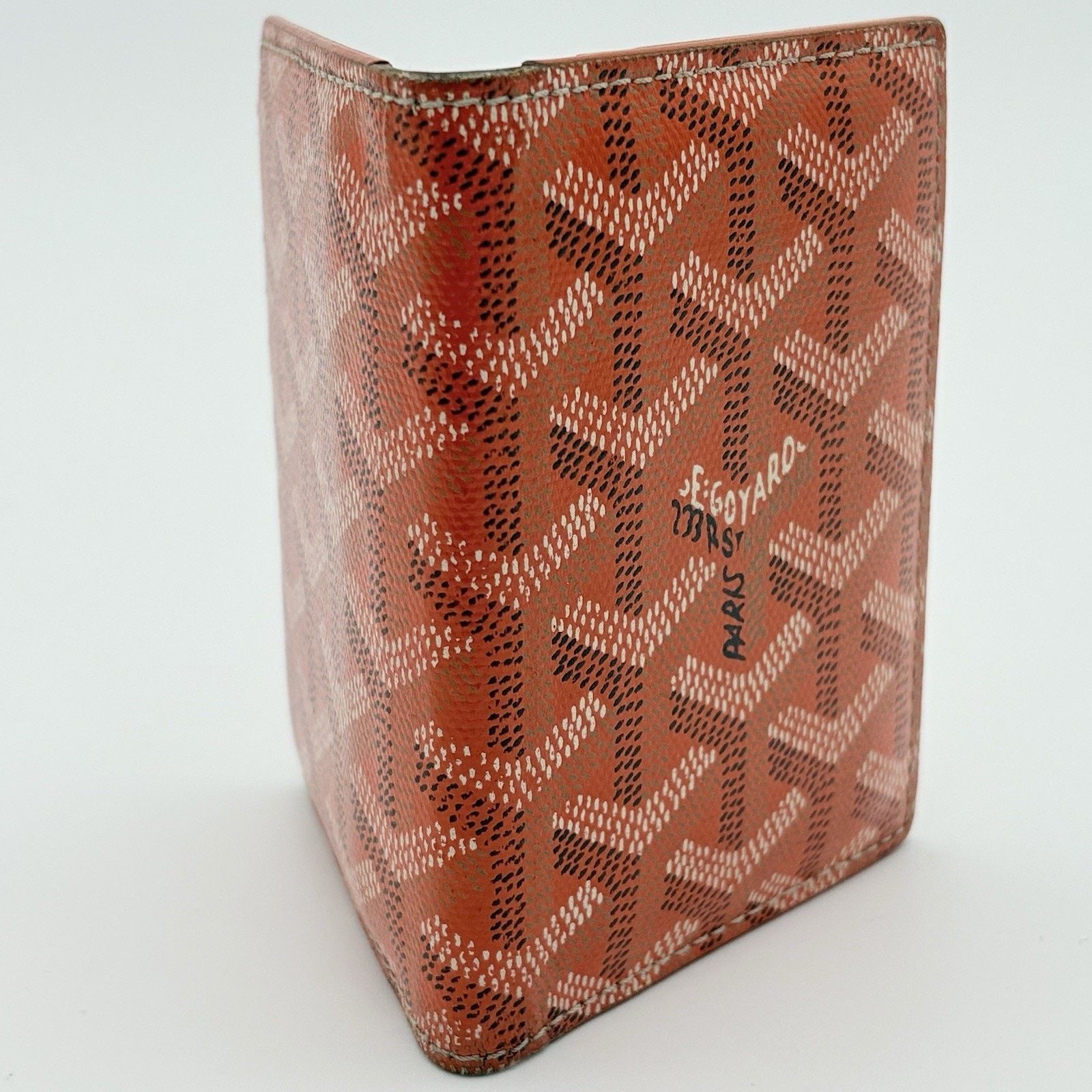 Goyard Goyard Saint Marc Card Holder Wallet ' Orange ' | AUTHENTIC! Size ONE SIZE - 4 Thumbnail