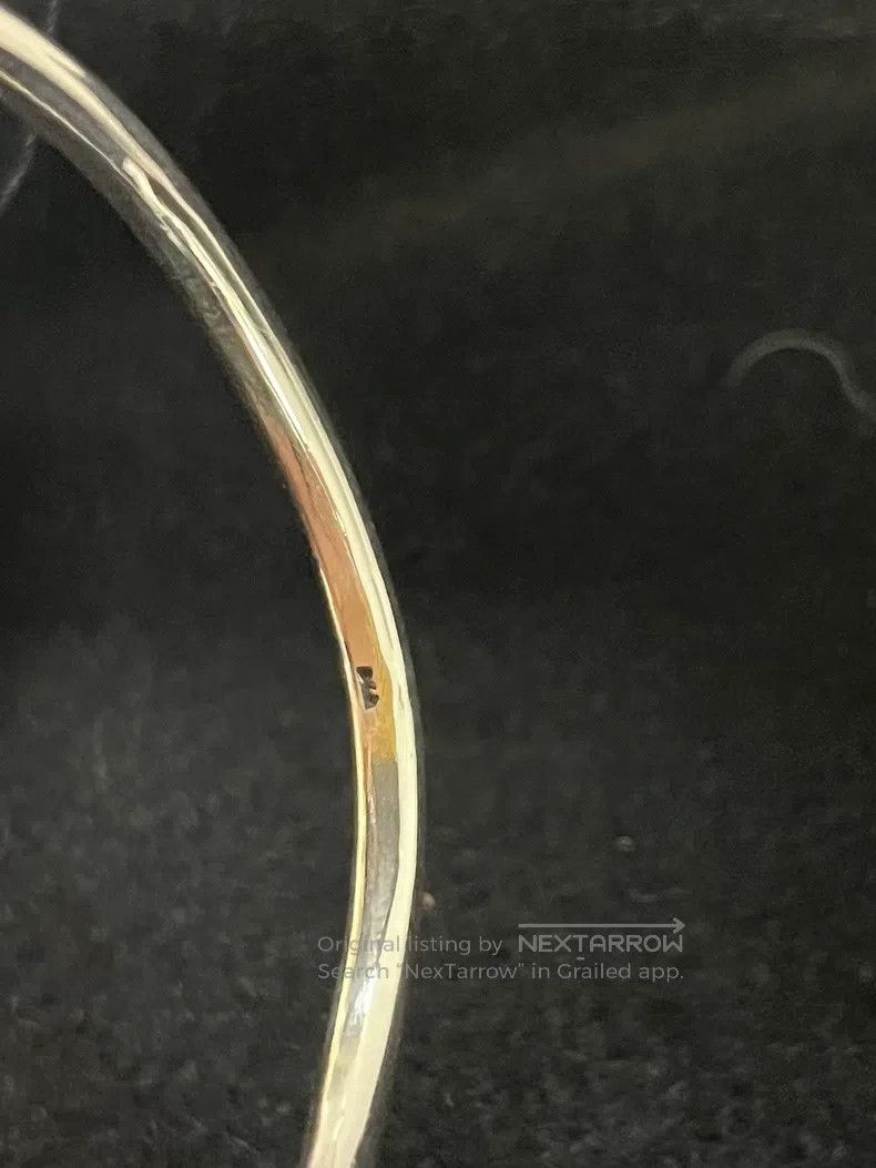 Ann Demeulemeester Ann Demeulemeester Silver Bangle Bracelet Size ONE SIZE - 5 Thumbnail