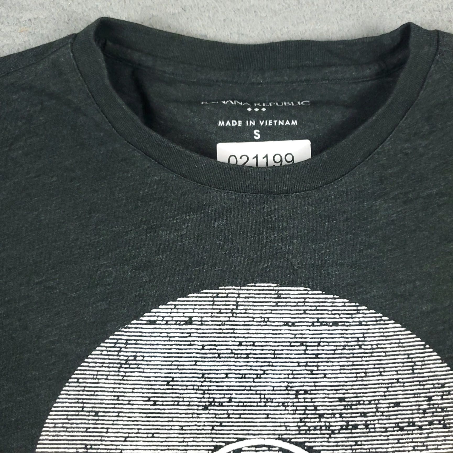 Banana Republic Banana Republic T-Shirt Men's Small Gray Casual Crew Neck Short Sleeve Regular Fit Logo Sports Classic Size US S / EU 44-46 / 1 - 3 Thumbnail