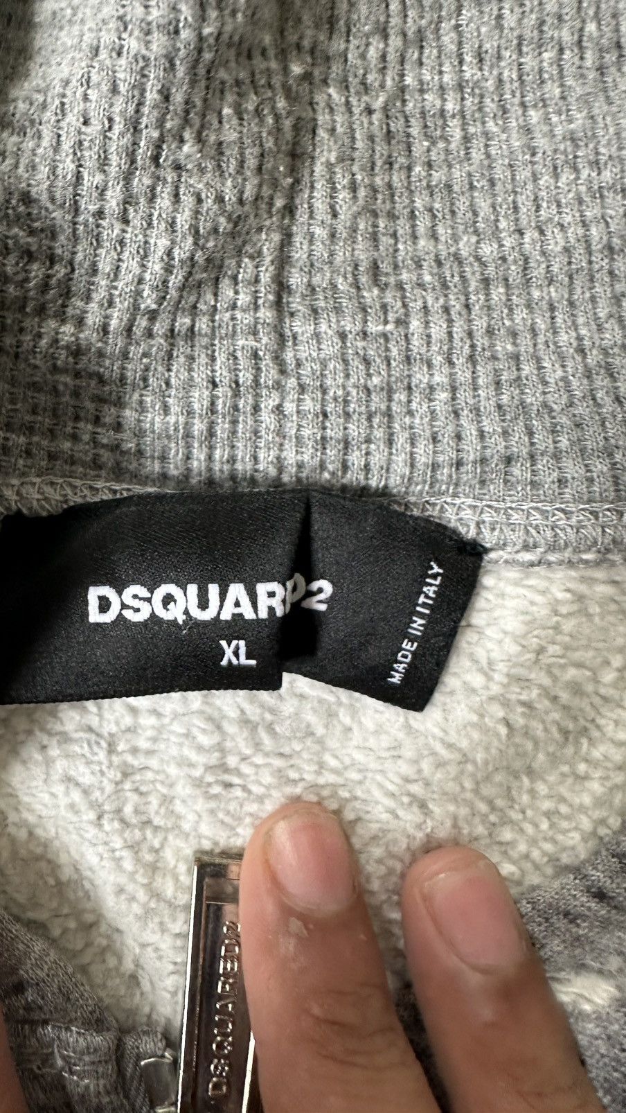 Dsquared2 VINTAGE DSQUARED2 DISTRESSED PATCWORK HOODIE Size US XL / EU 56 / 4 - 9 Thumbnail