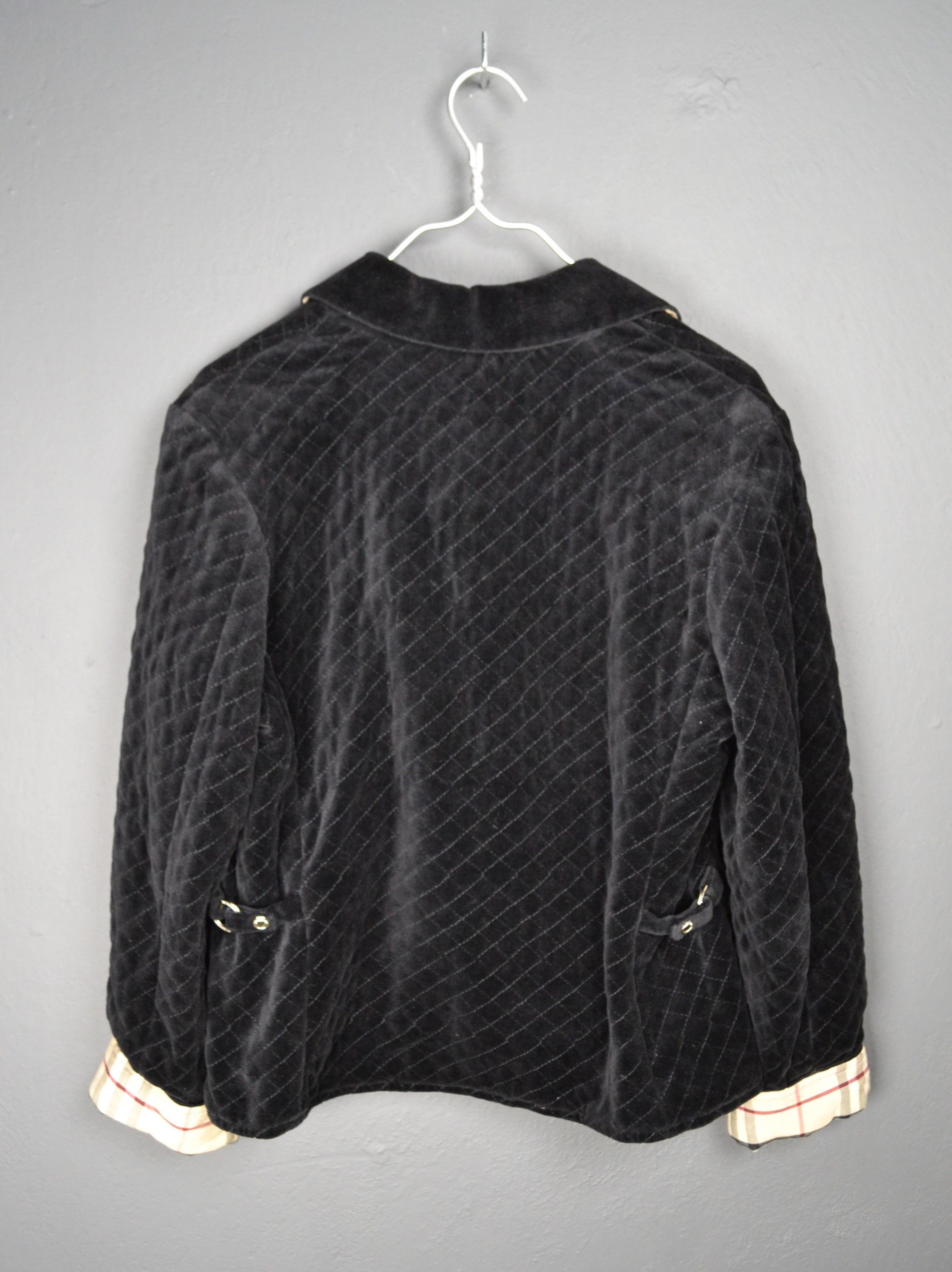 Burberry Burberry Velvet Vintage 42 size Quilted Jacket Check Size M / US 6-8 / IT 42-44 - 12 Thumbnail