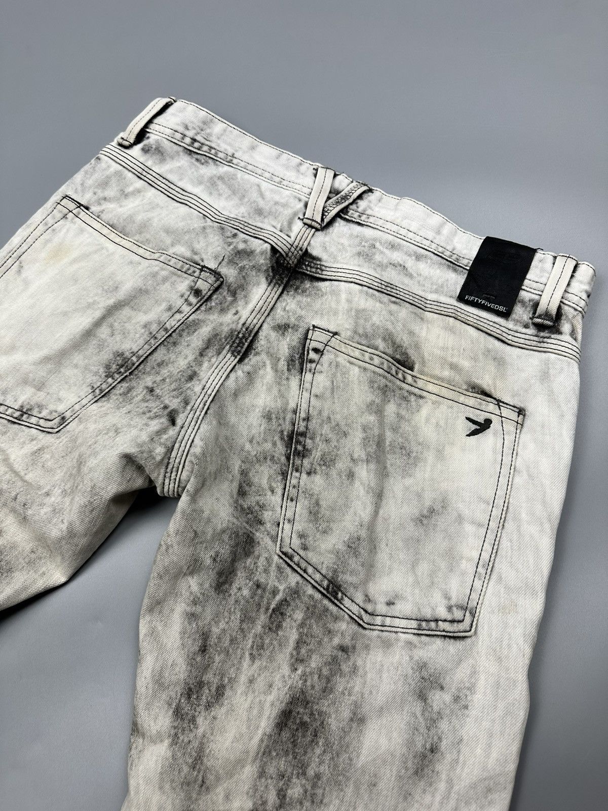 Diesel Vintage Diesel 55 Fifty Five DSL Smokey Washed Denim Size US 32 / EU 48 - 11 Thumbnail