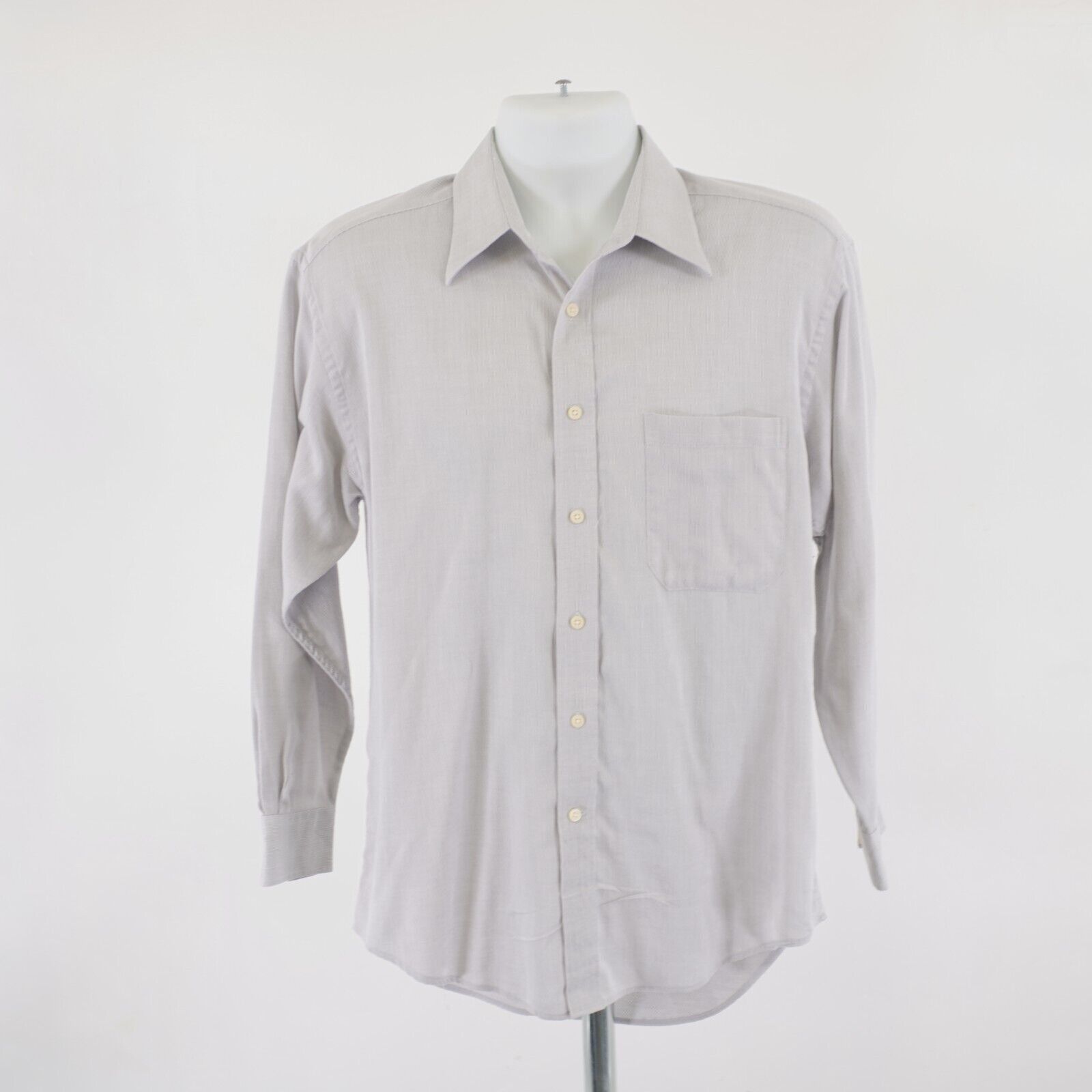 Givenchy Monsieur Givenchy 16.5 32/33 Gray Collared Dress Shirt Pocke Size US L / EU 52-54 / 3 - 5 Thumbnail
