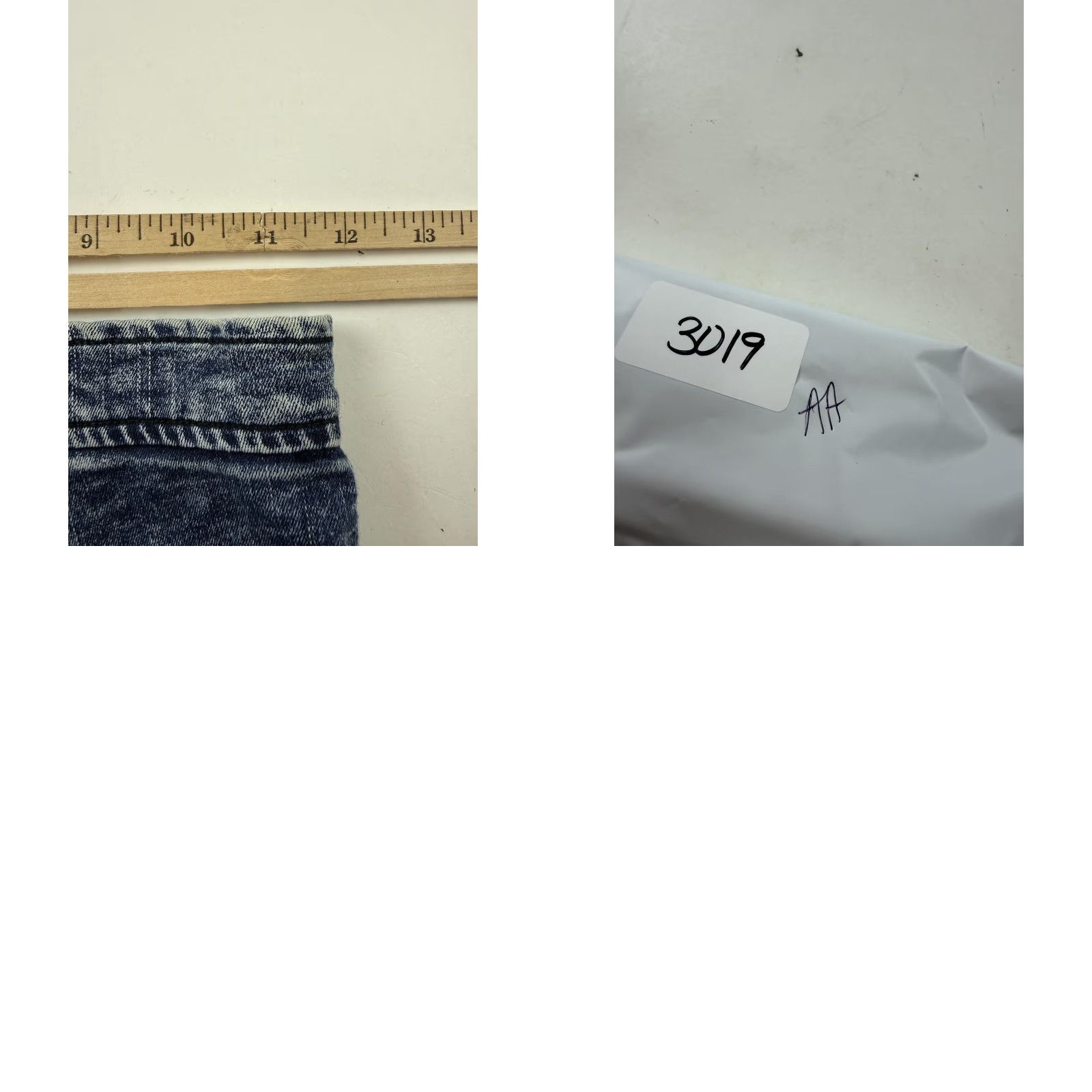 American Apparel American Apparel Jeans Womens Small Blue Acid Wash High Rise Jeggings Skinny Size 28" / US 6 / IT 42 - 8 Thumbnail
