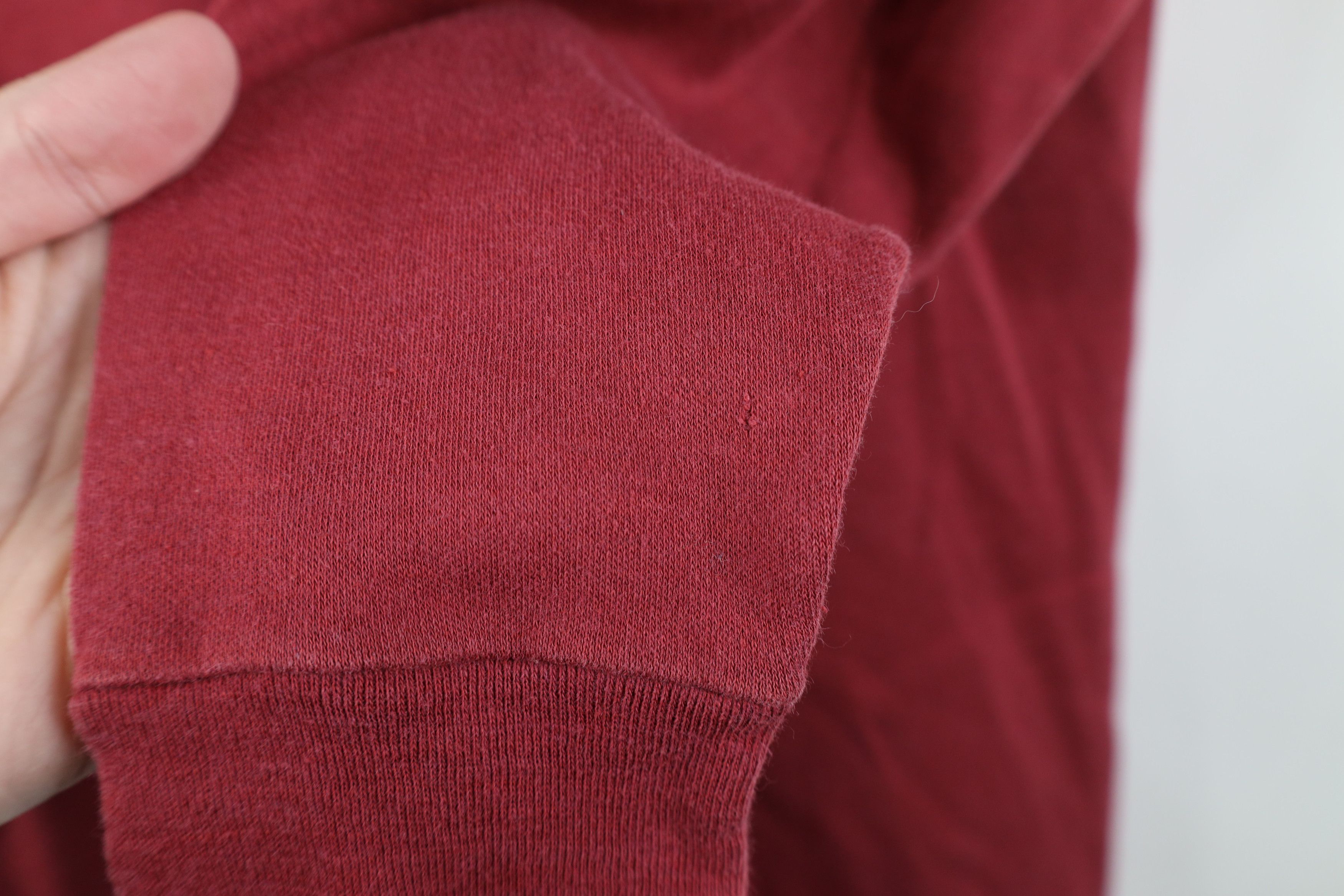 Nike Vintage 70s Nike Mini Swoosh Turtleneck T-Shirt Red USA Size S / US 4 / IT 40 - 9 Thumbnail